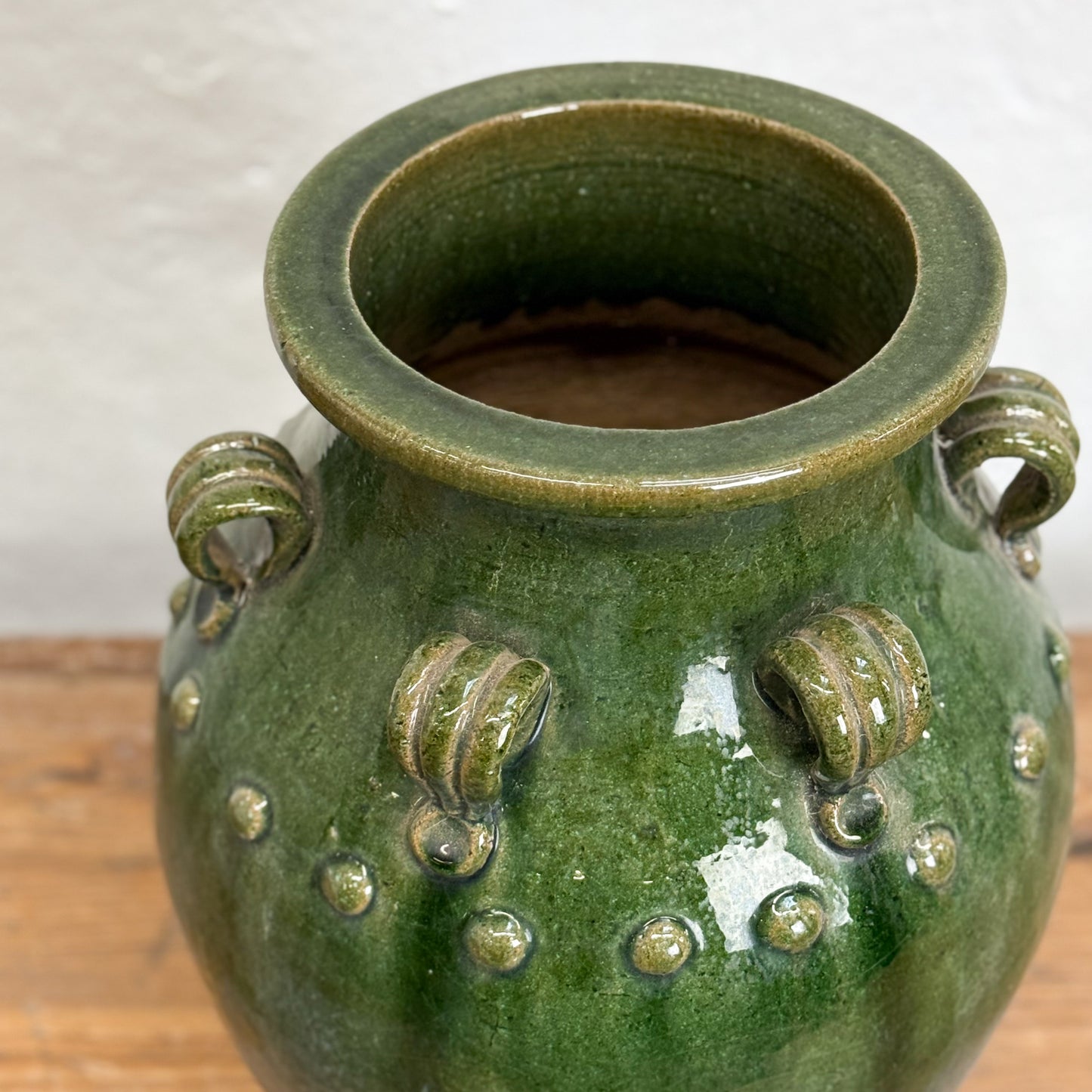 Green Handled Taper Vase II