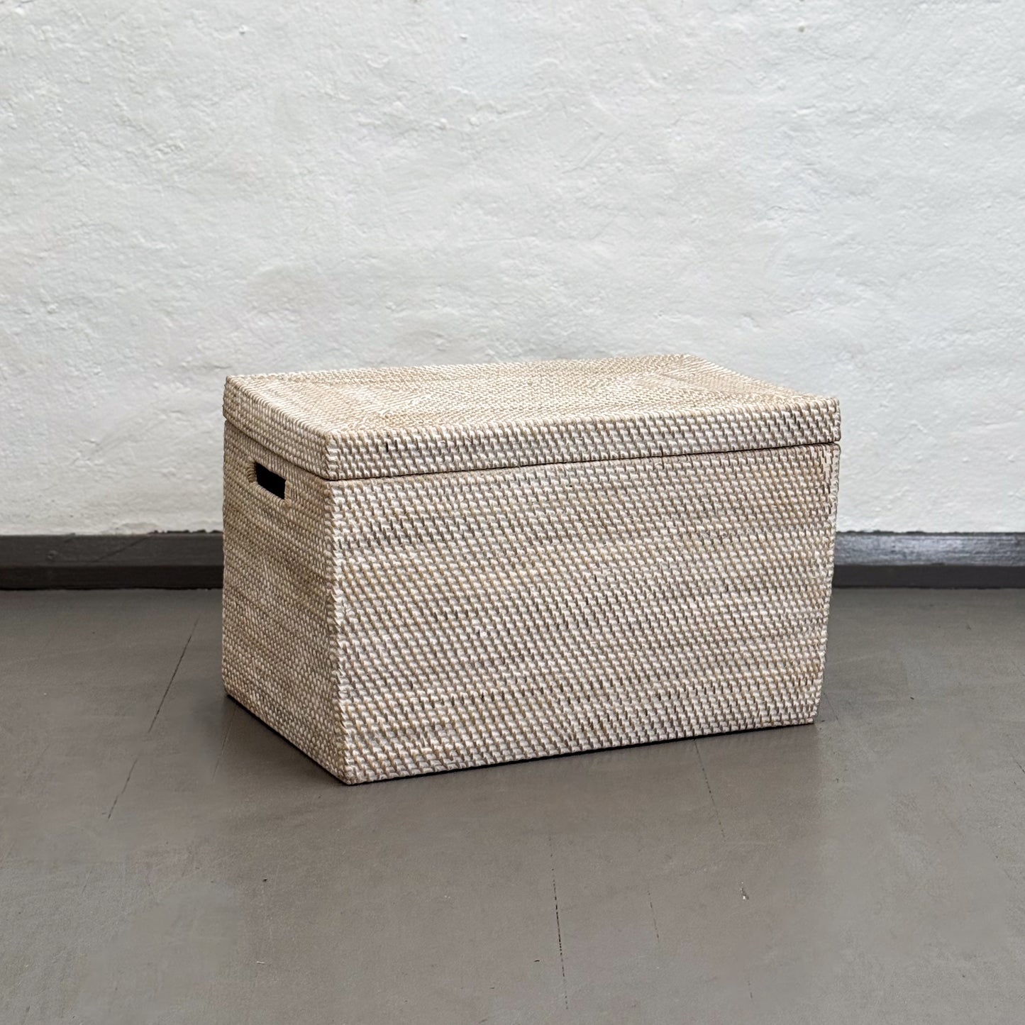 Rectangular Rattan Box with Lid