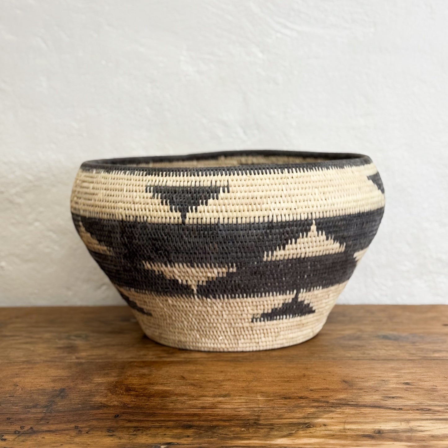 Large Patterned Lombok Basket