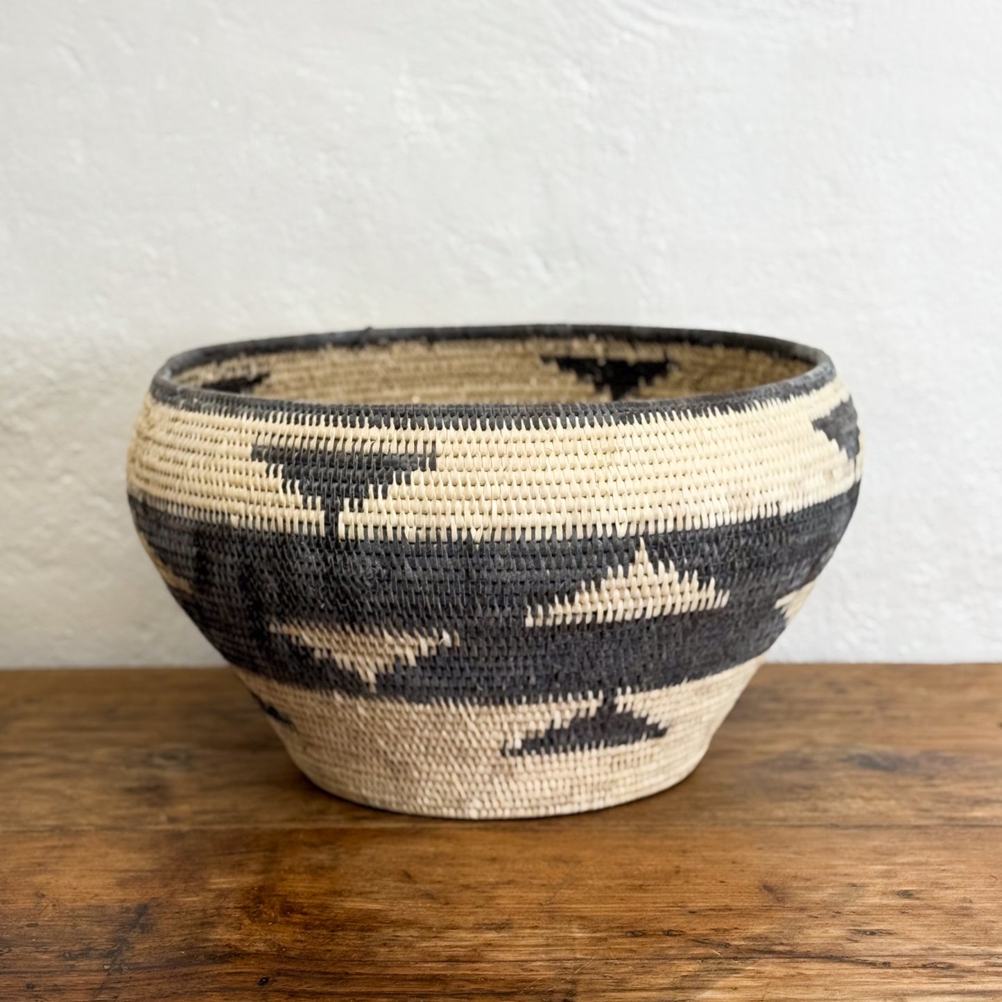 Large Patterned Lombok Basket