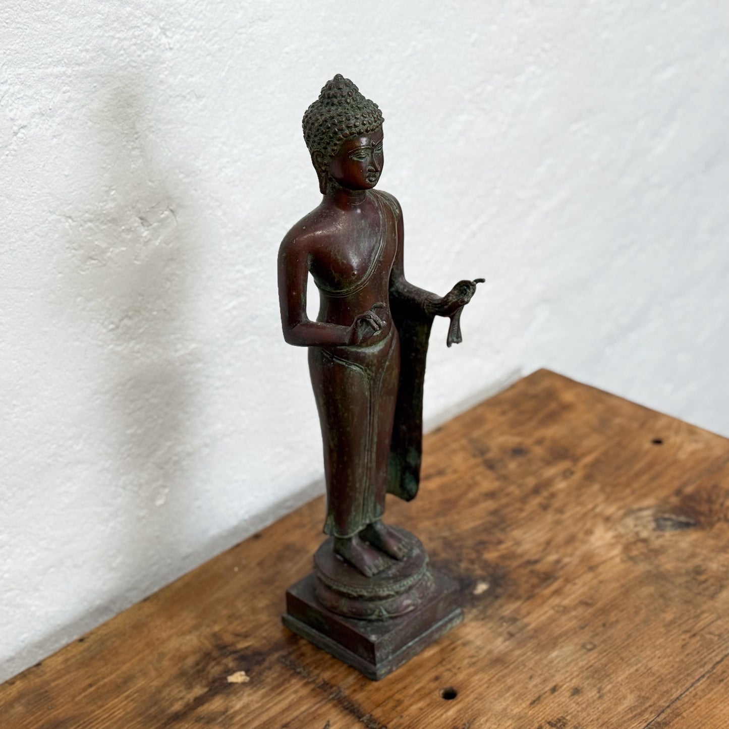 Standing Bronze Buddha