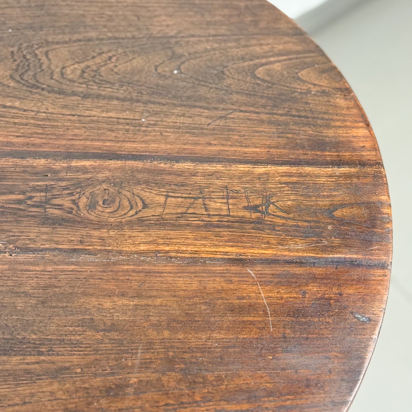 Small Vintage Pedestal Table