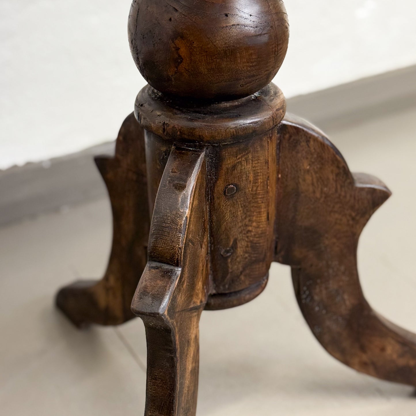Small Vintage Pedestal Table