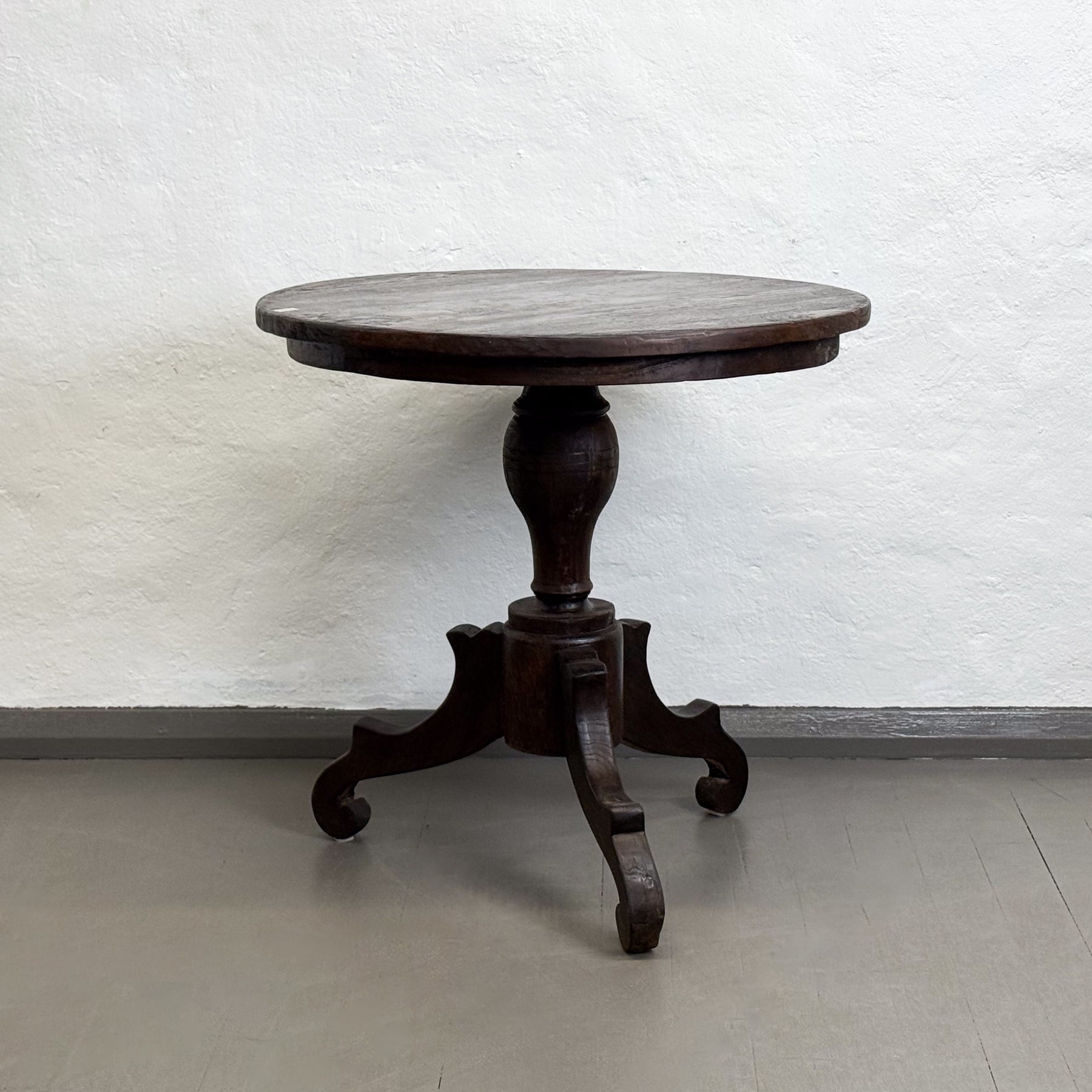 Round Vintage Pedestal Table