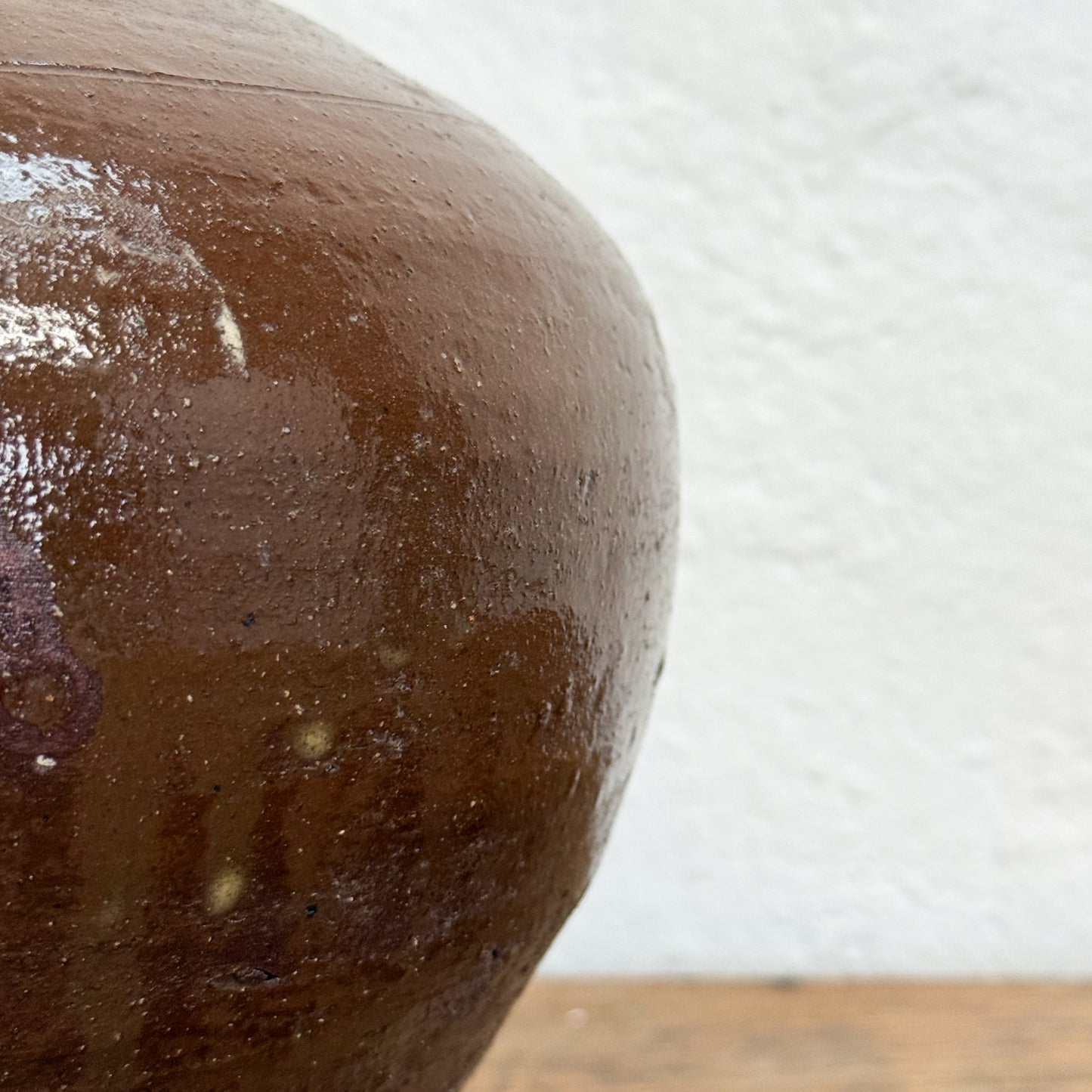 Glazed Brown Pot