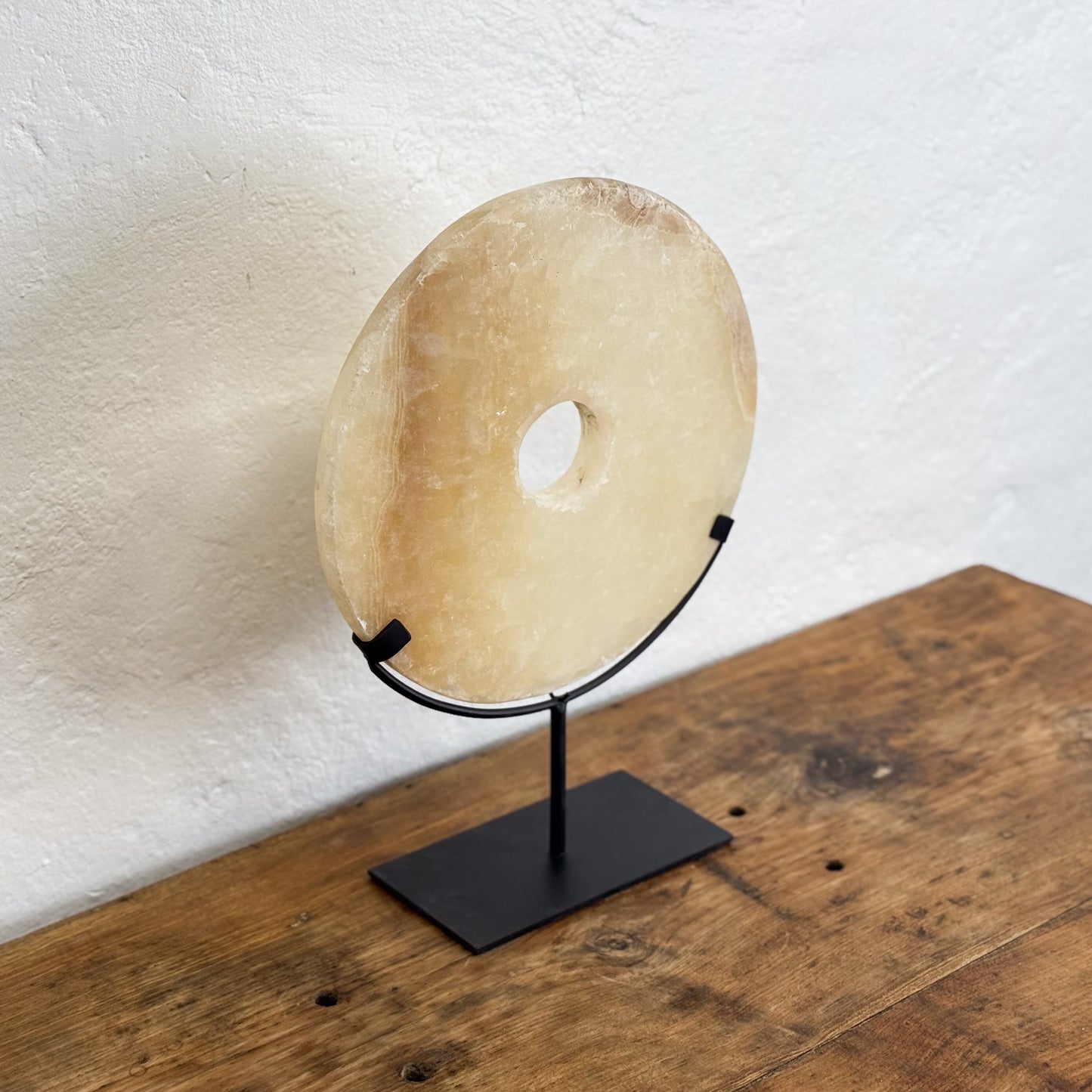Large Onyx Disc on Stand