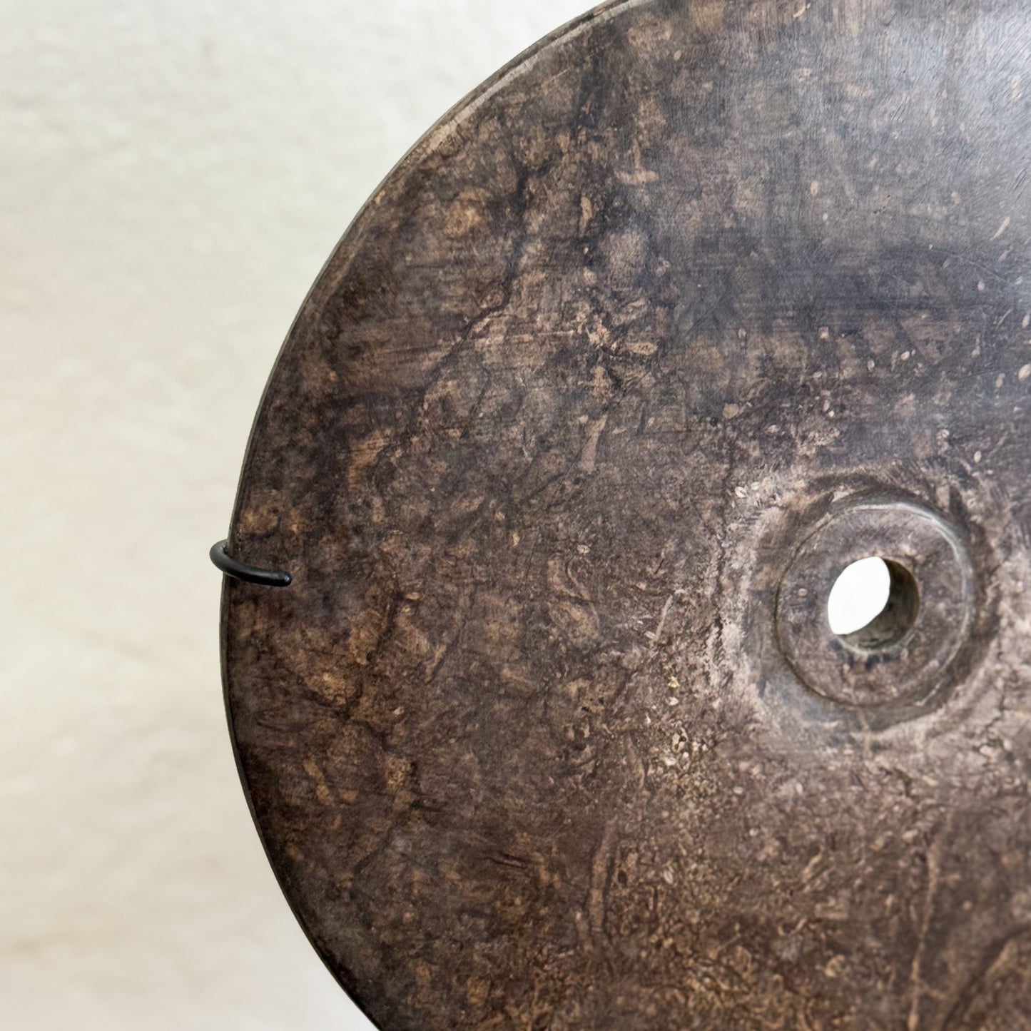 Stone Disc on Stand