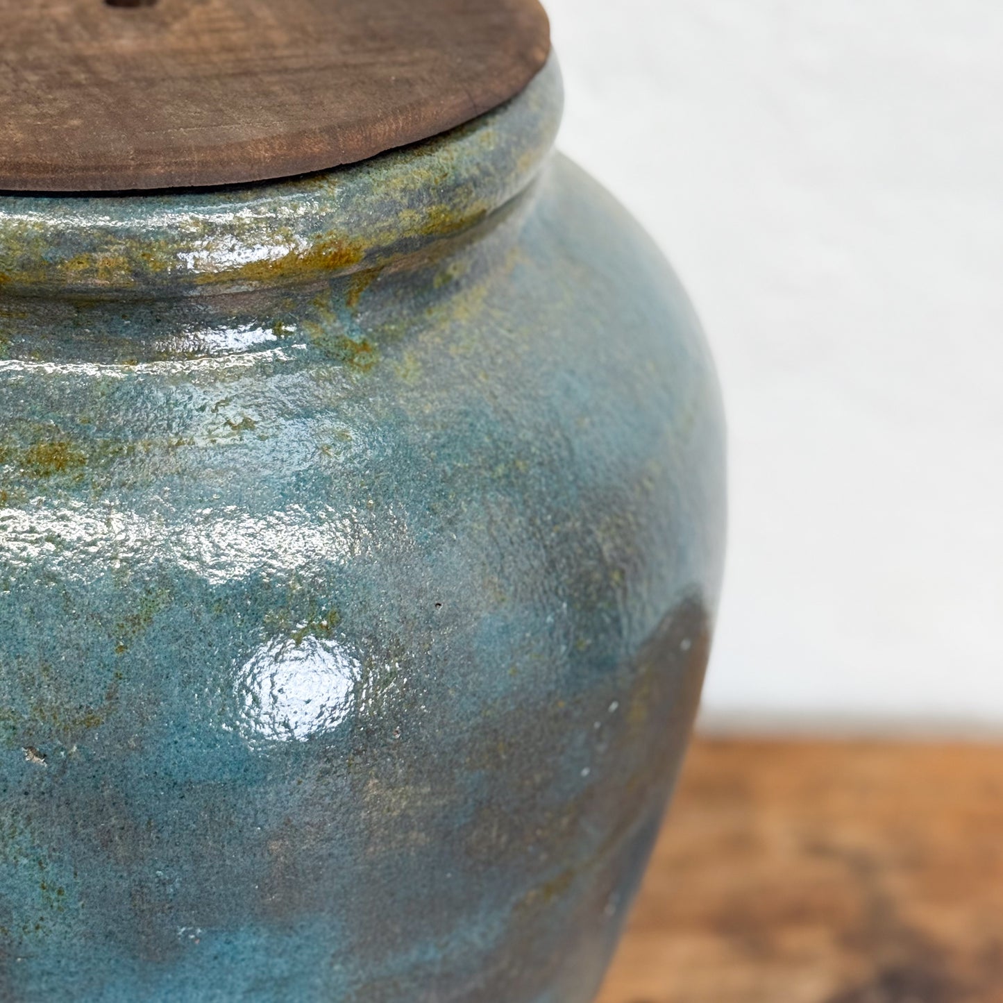 Mottled Glaze Pot