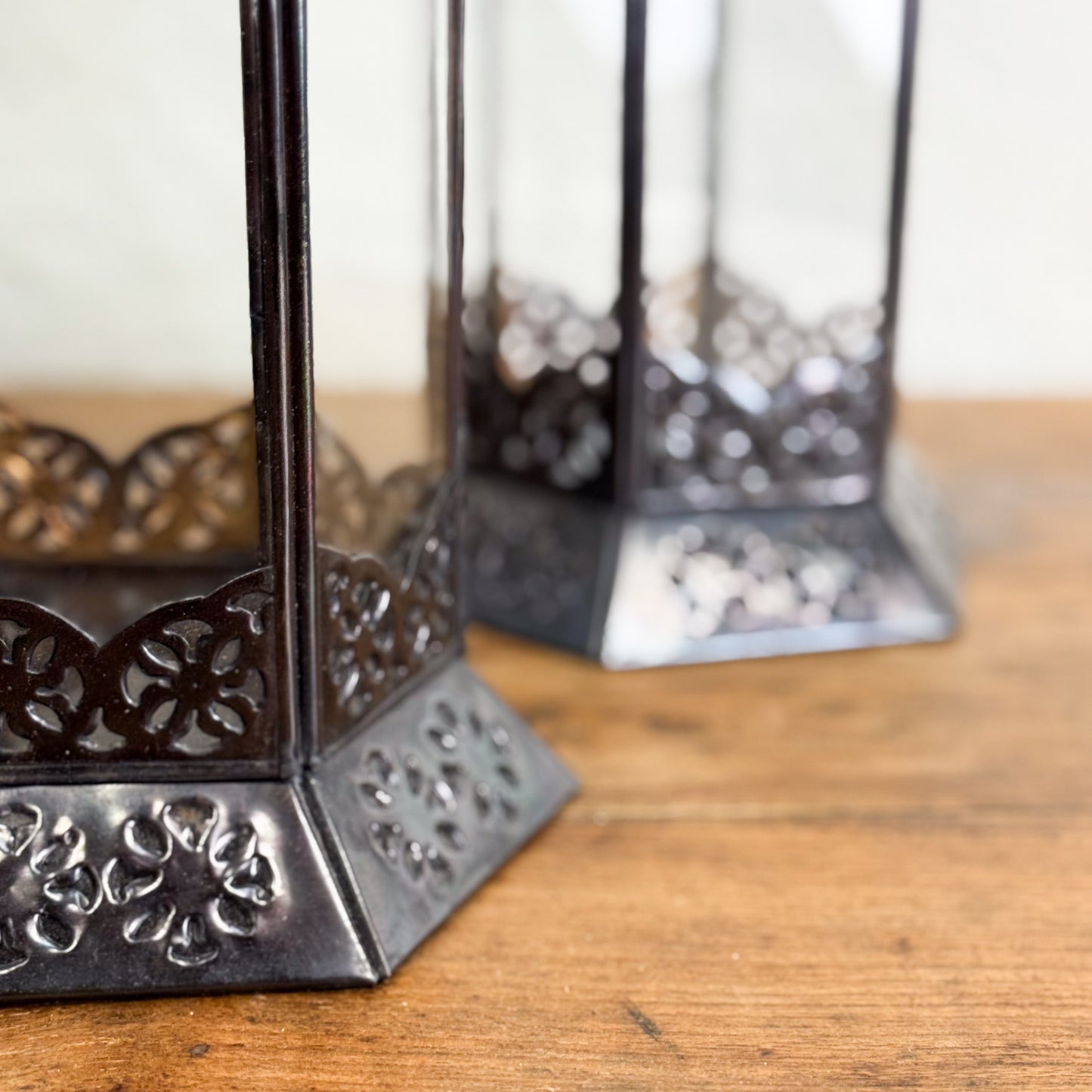 Pierced Hexagonal Lantern