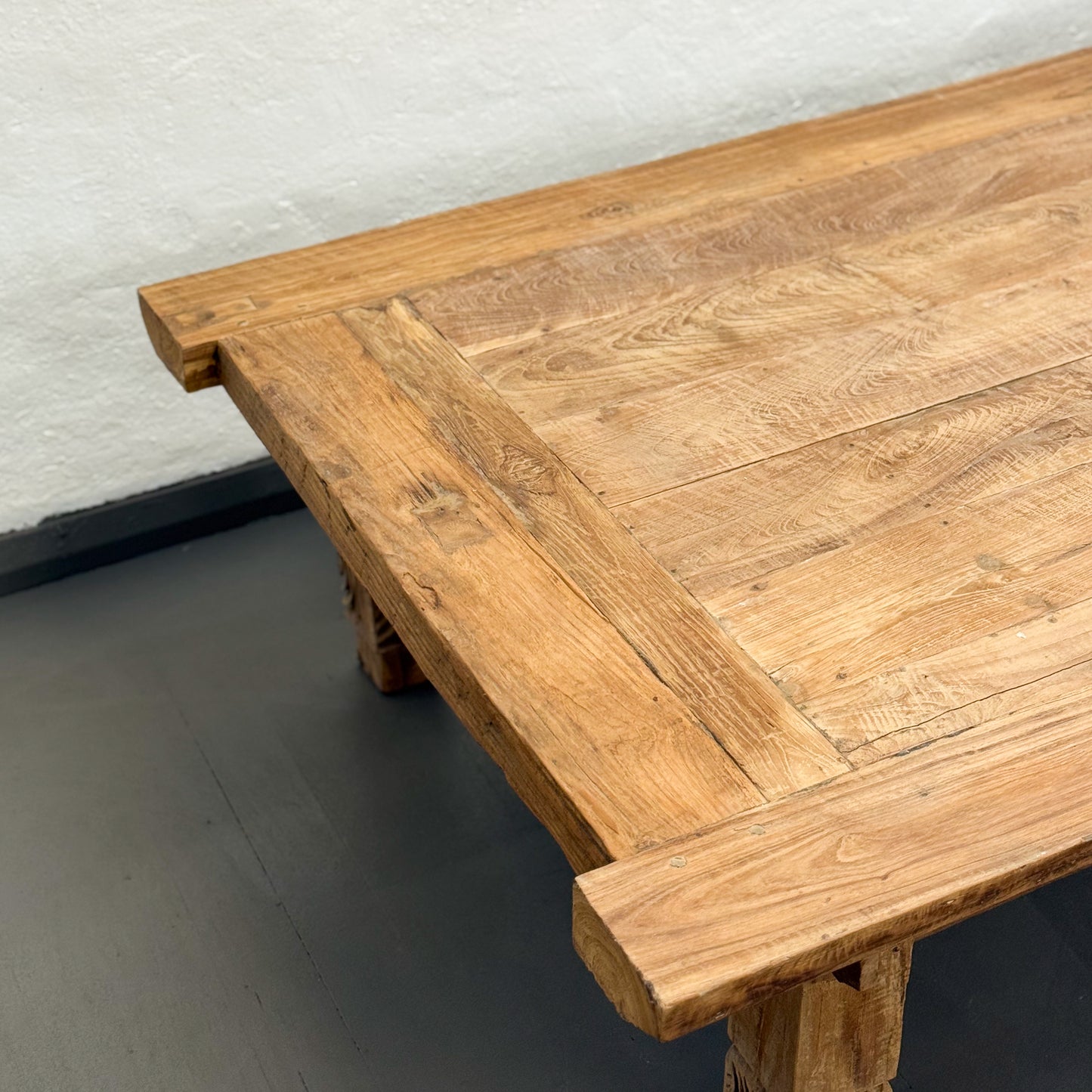 Vintage Teak Weaving Coffee Table