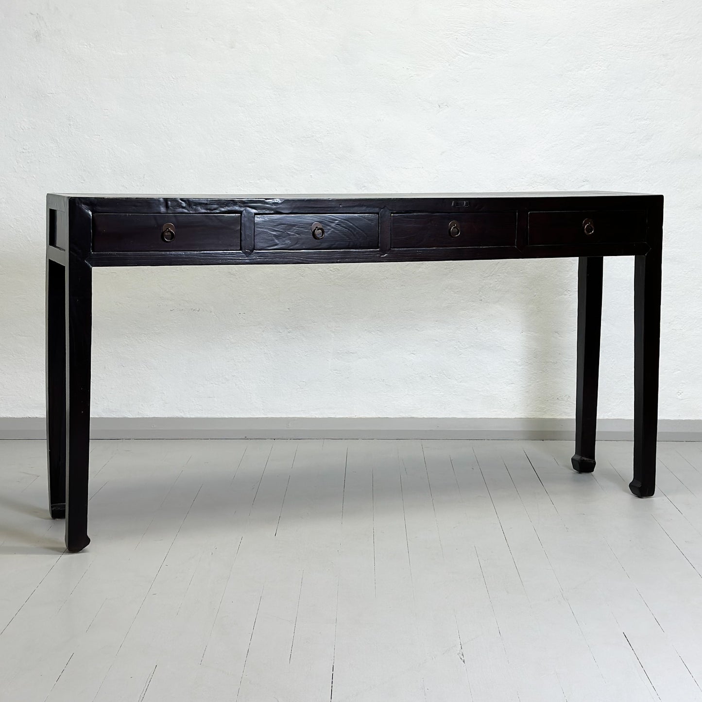 Simple 4 Drawer Console Table