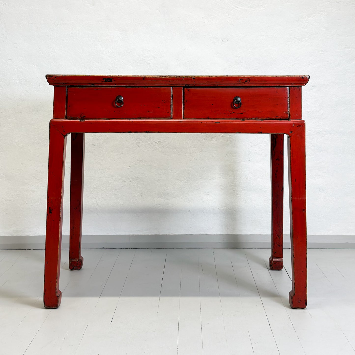 2 Drawer Lacquered Table