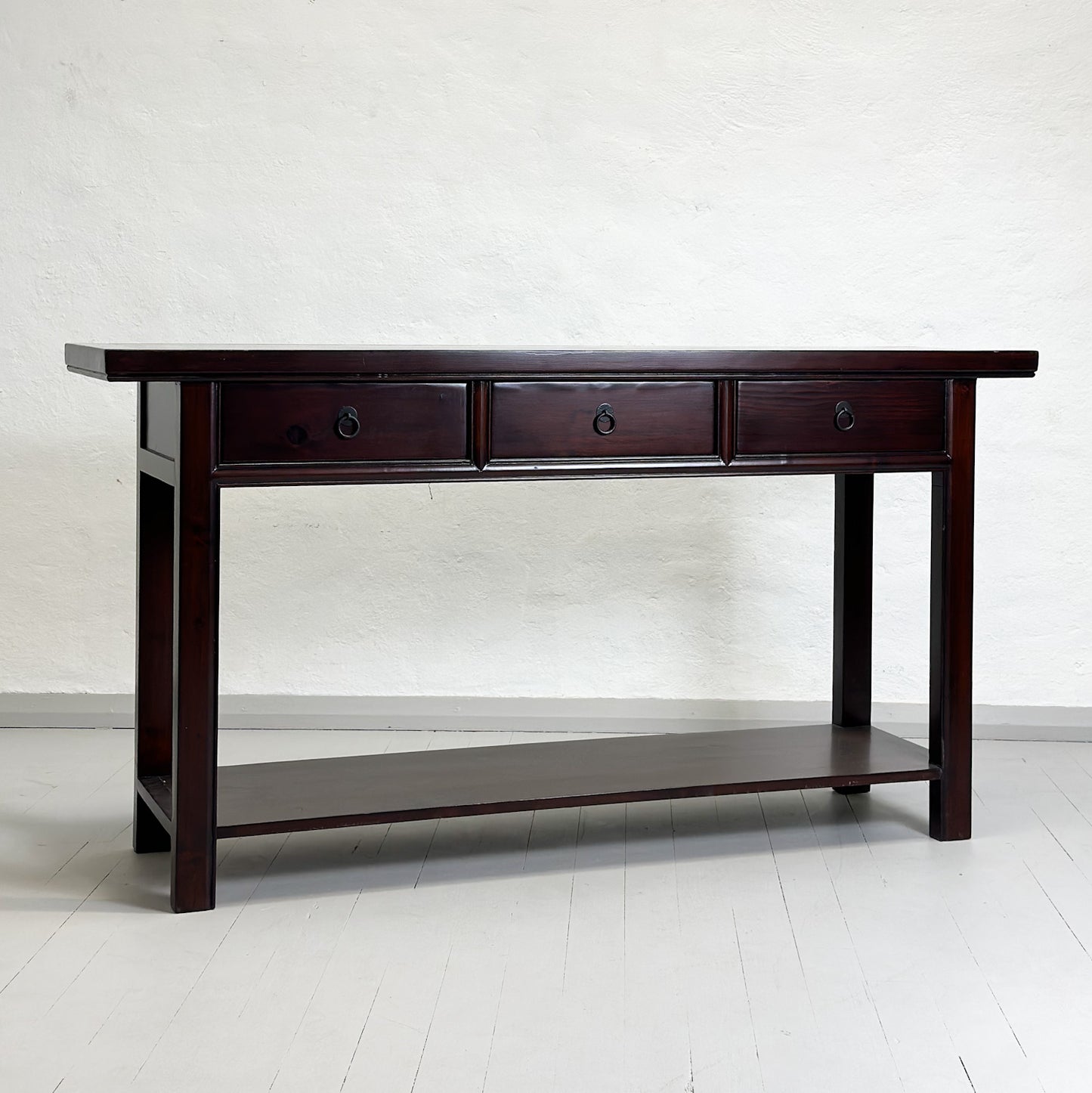 3 Drawer Console with Shelf