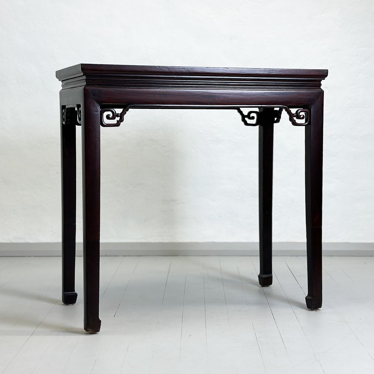 Antique Elm Console Table