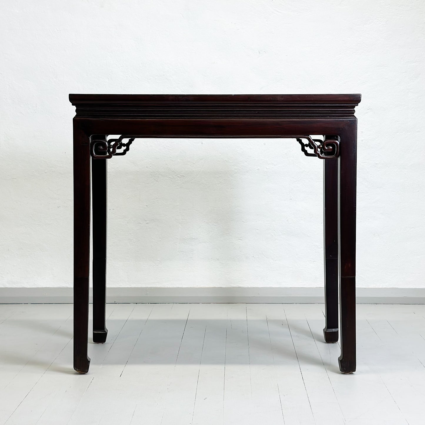 Antique Elm Console Table