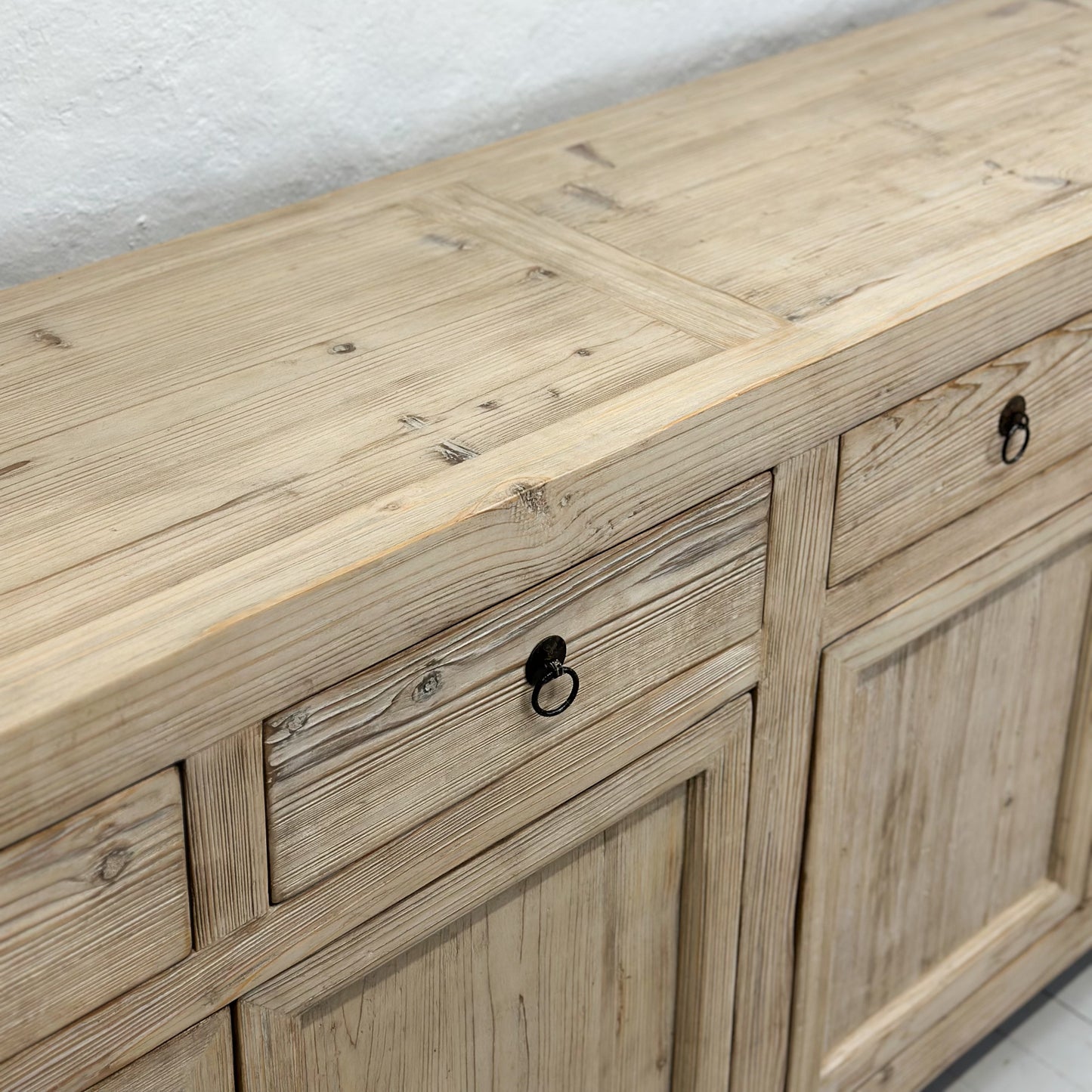4 Drawer Simple Rustic Sideboard