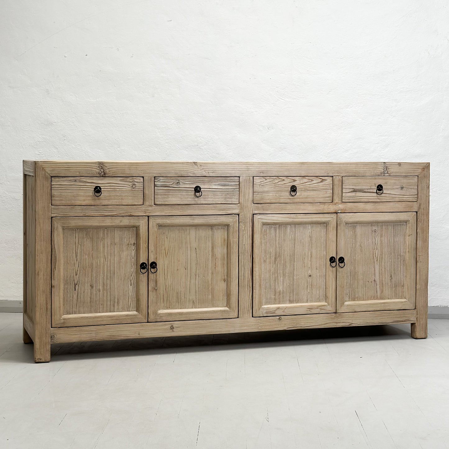 4 Drawer Simple Rustic Sideboard