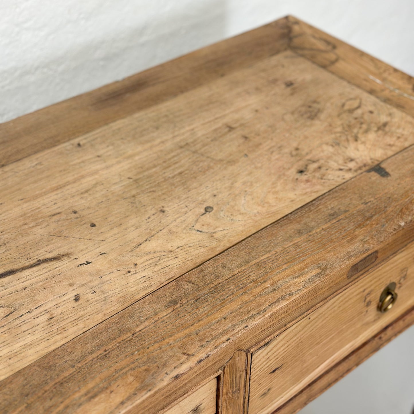 2 Drawer Raw Console Table