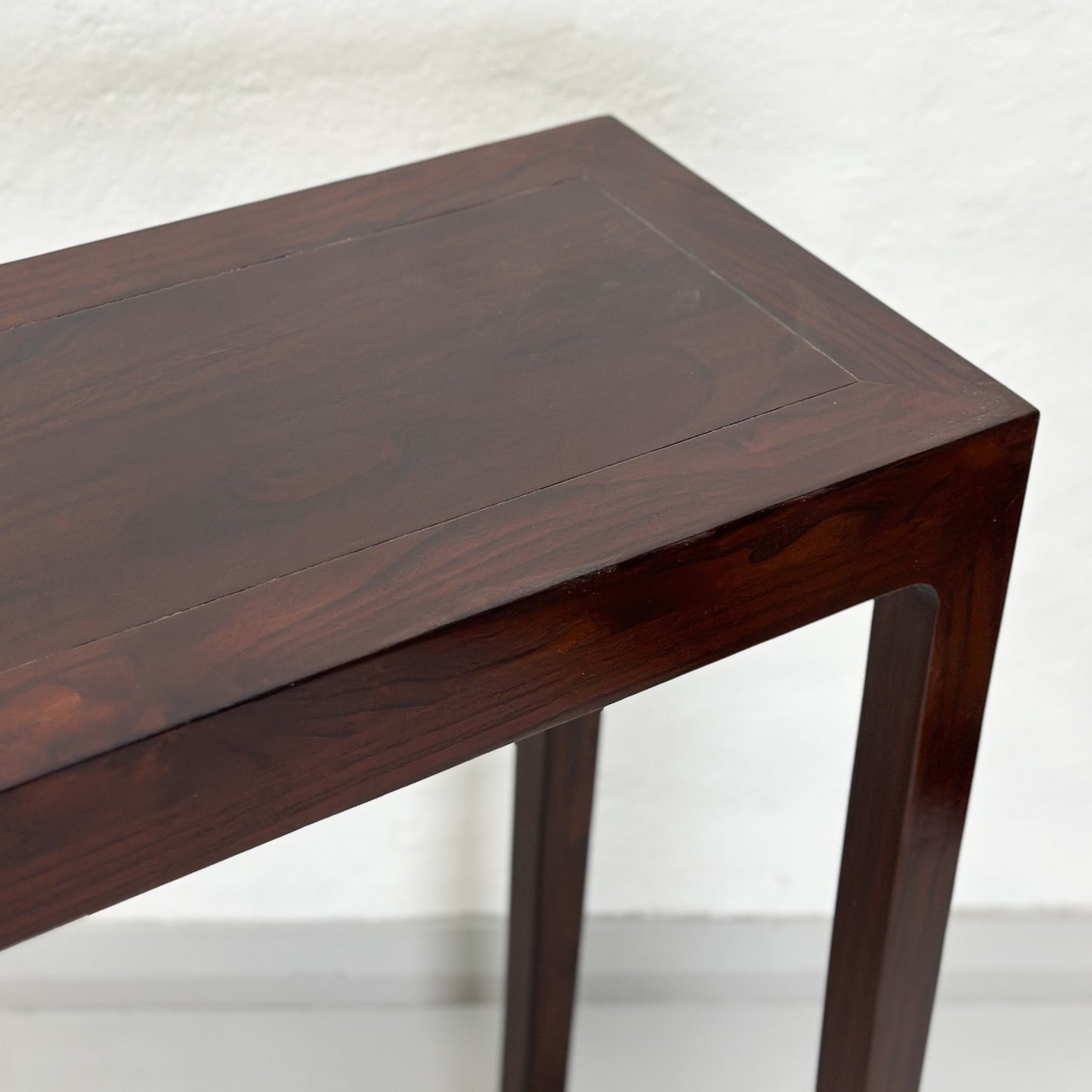 Large Simple Dark Brown Console