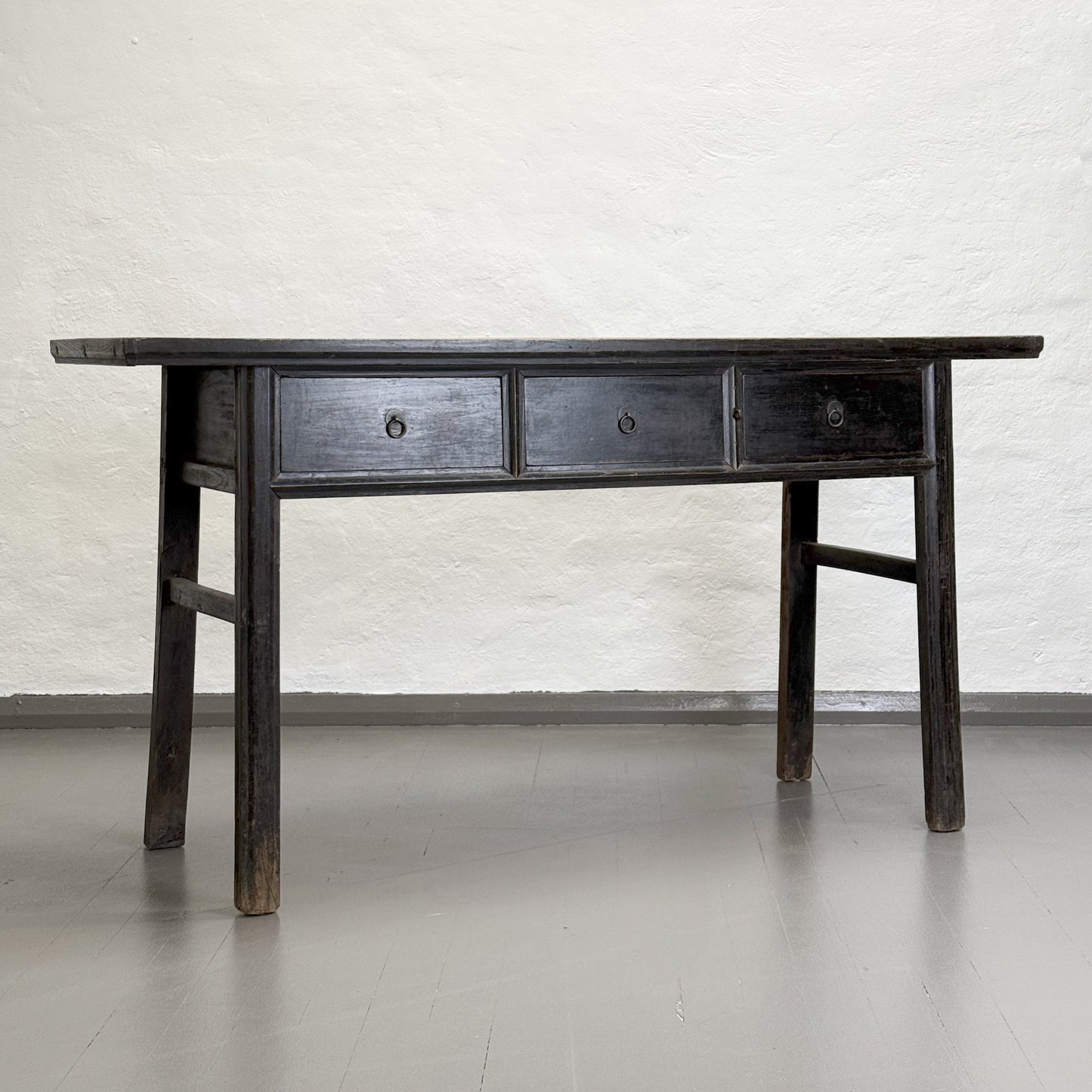 Vintage 3 Drawer Console Table