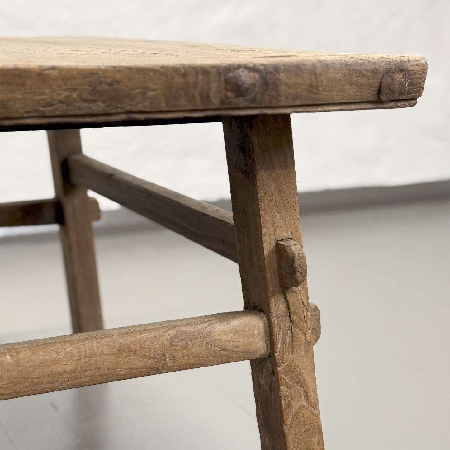 Rustic Square Elm Coffee Table
