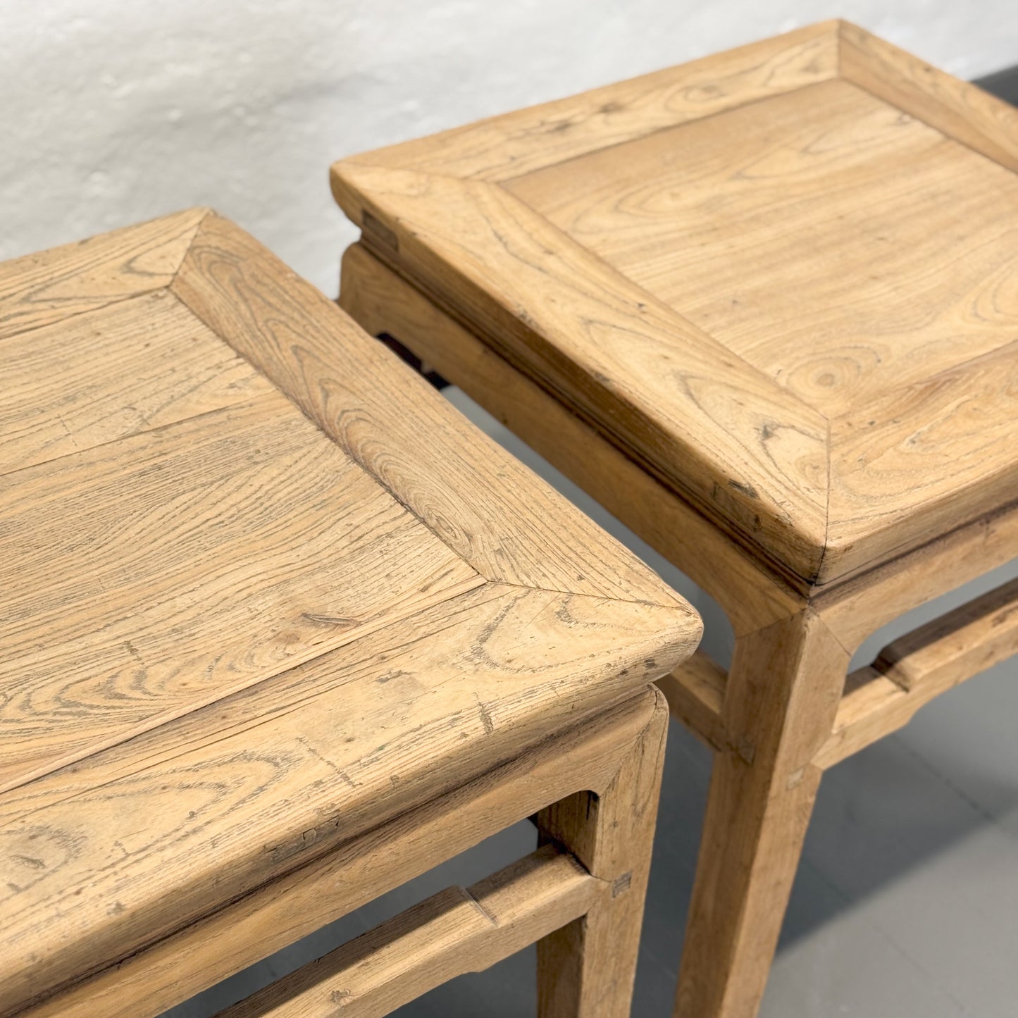 Raw Elm Side Table III