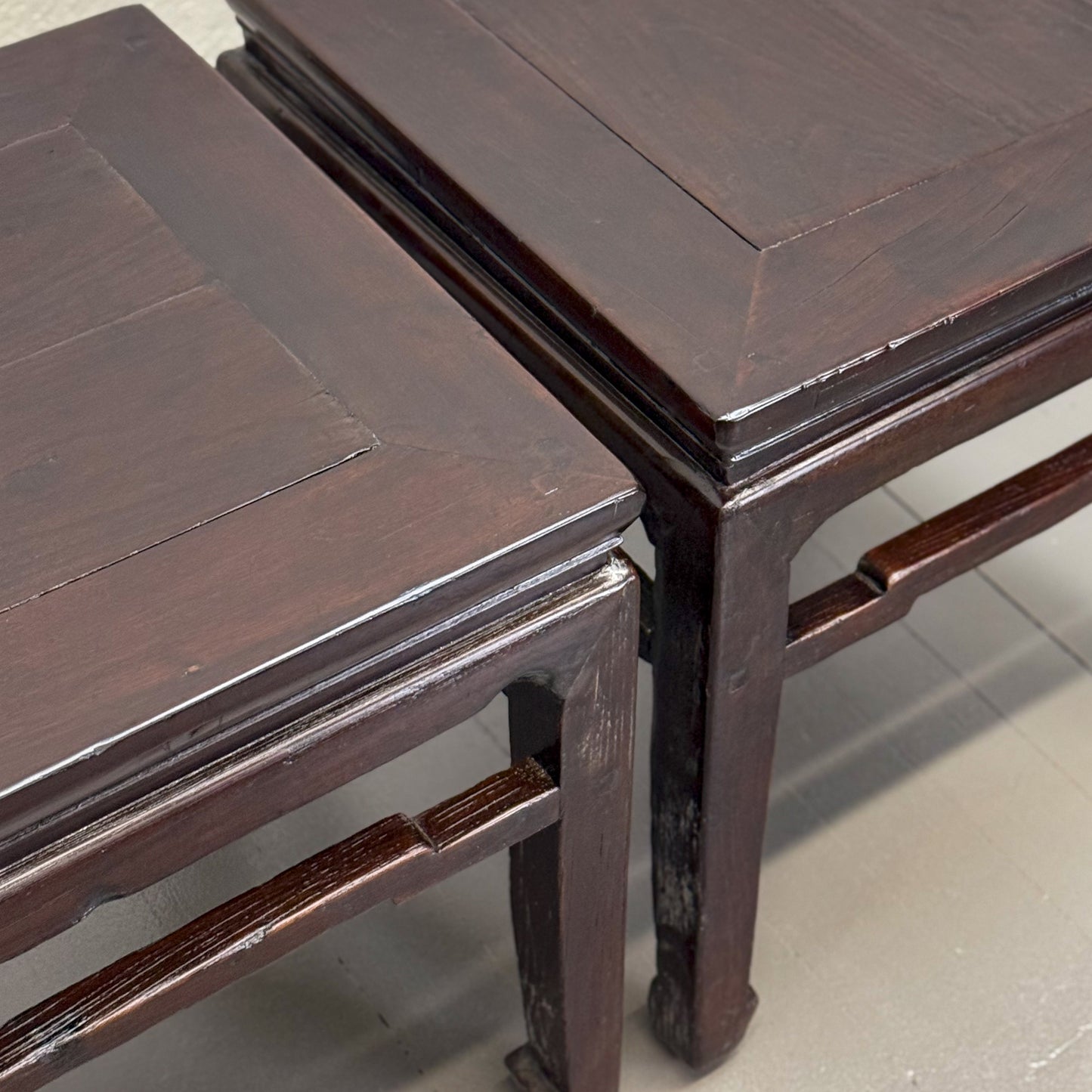 Vintage Elm Side Table