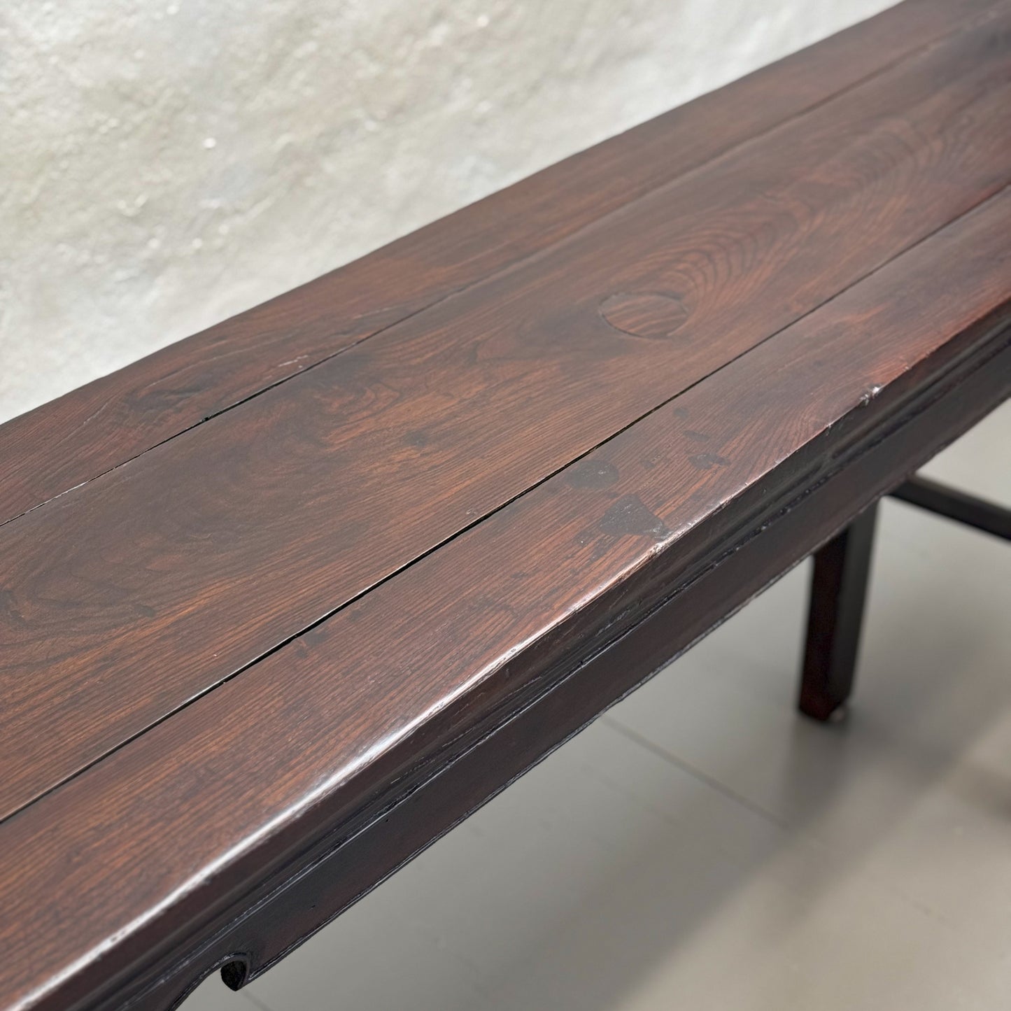 Antique Altar Table With Scroll Motif