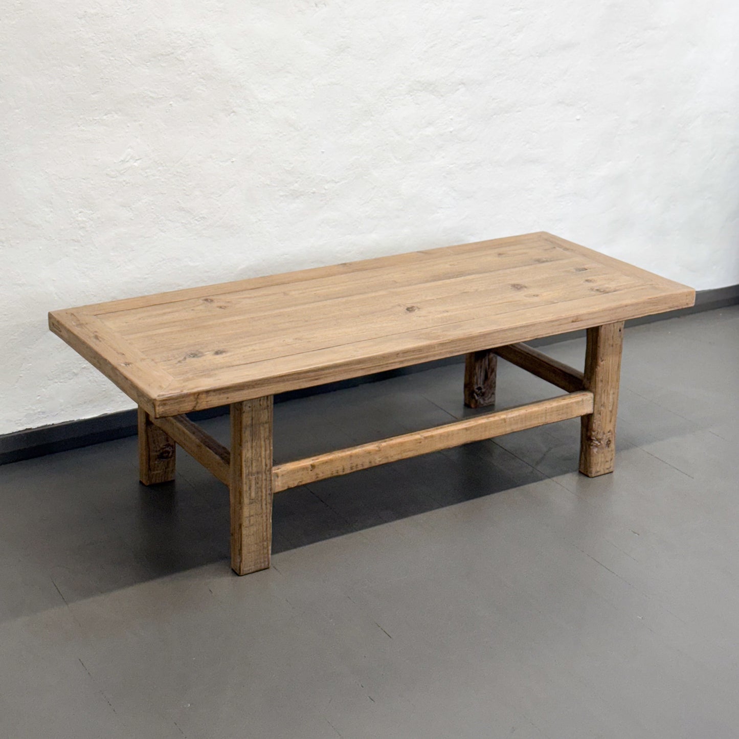 Simple Rustic Elm Coffee Table