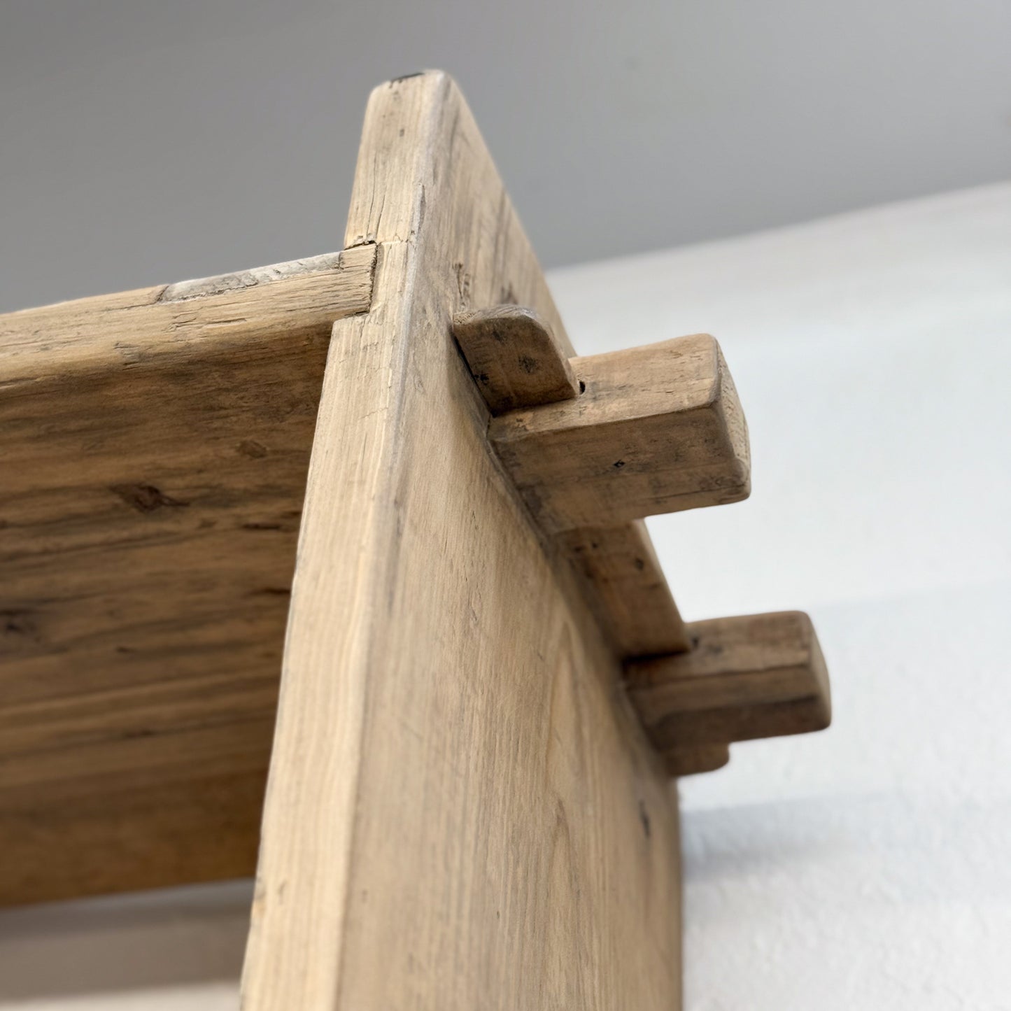 Large Rustic Elm Bookshelf