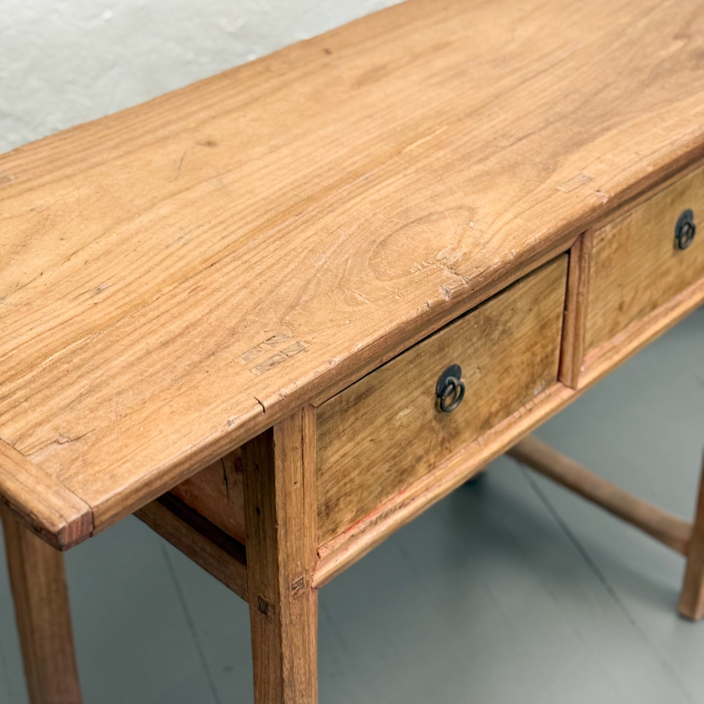 2 Drawer Elm Table