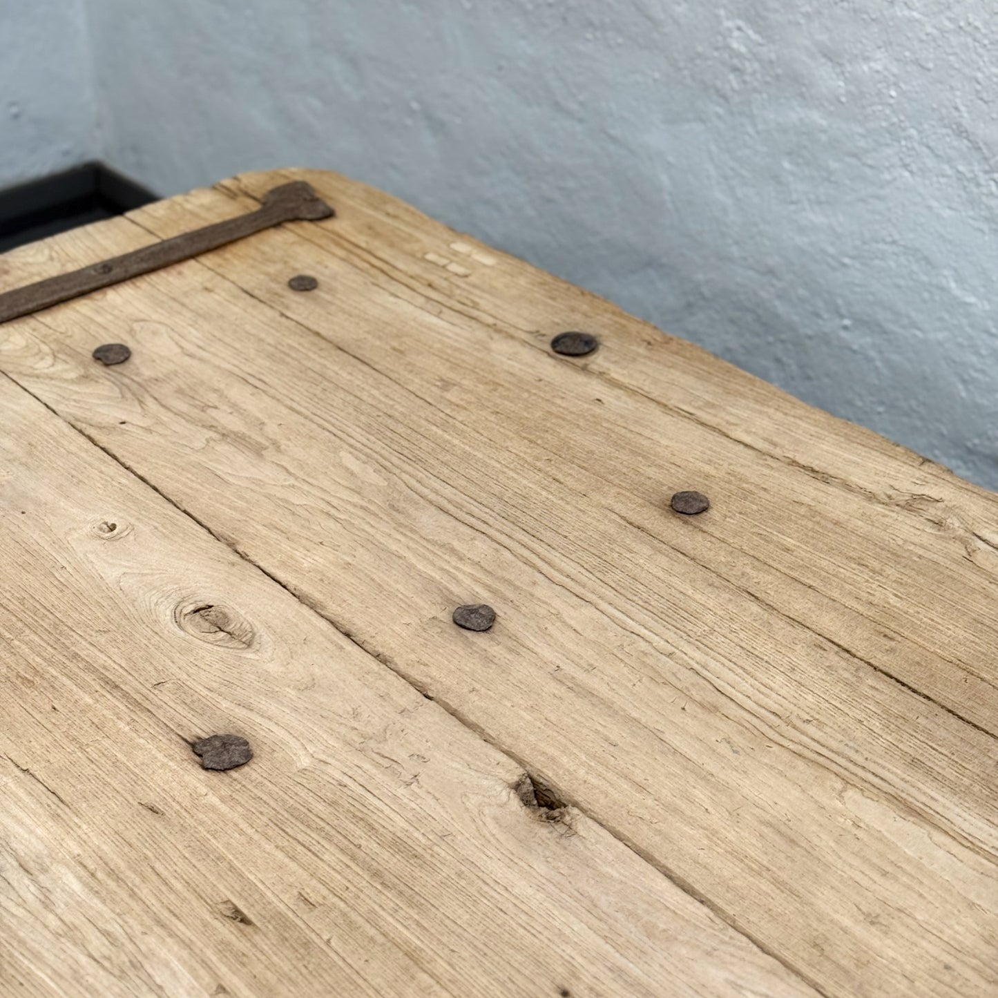 Old Studded Door Coffee Table