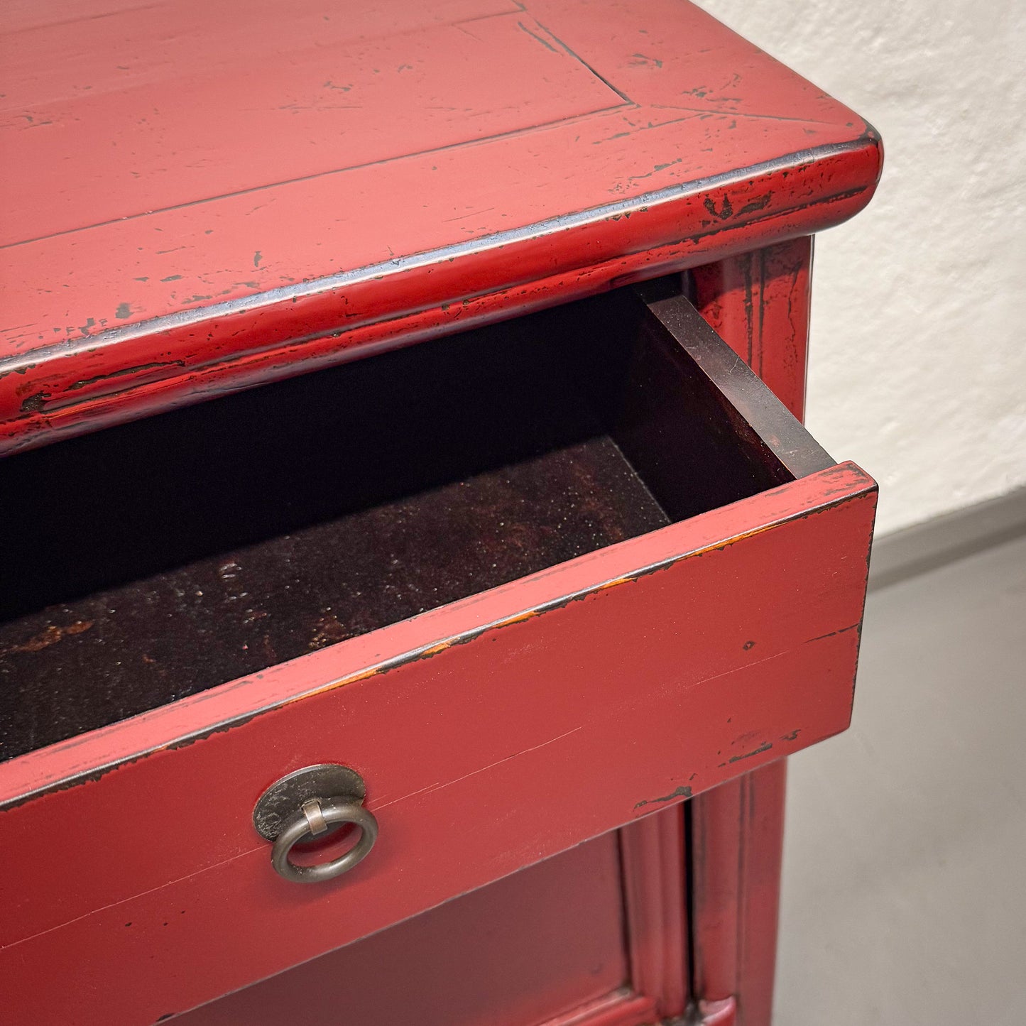 Red Lacquer Cabinet