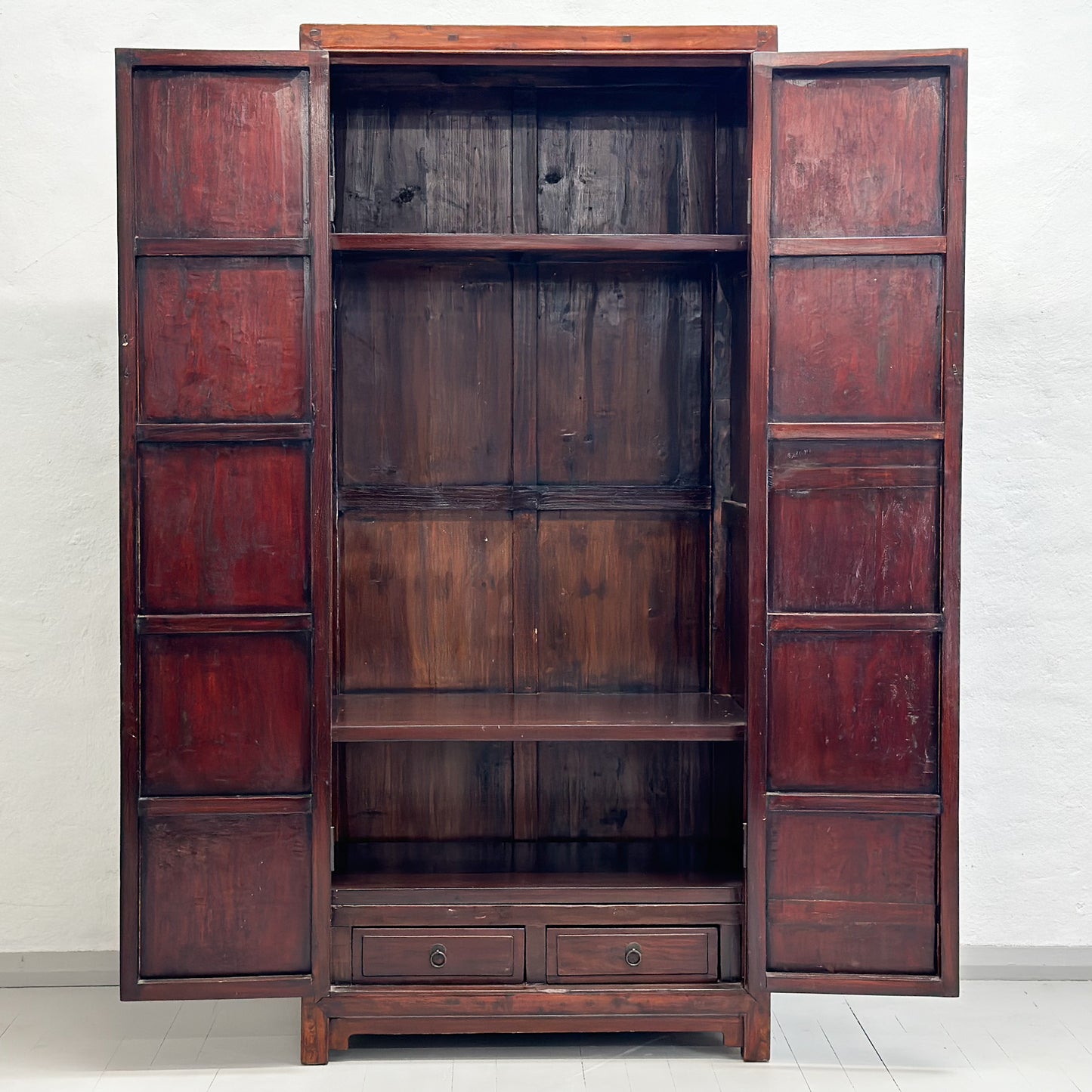 Lacquered Elm Cupboard
