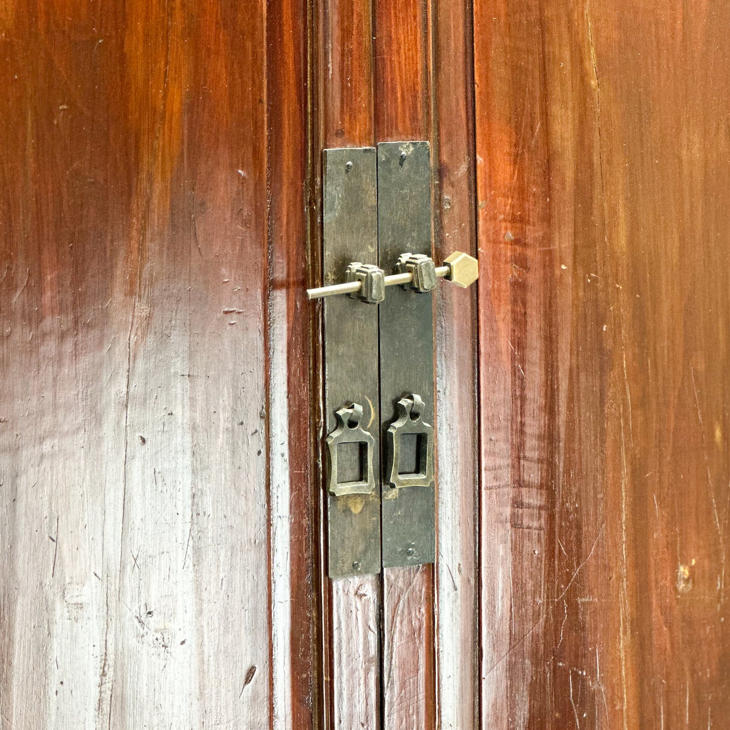 Lacquered Elm Cupboard