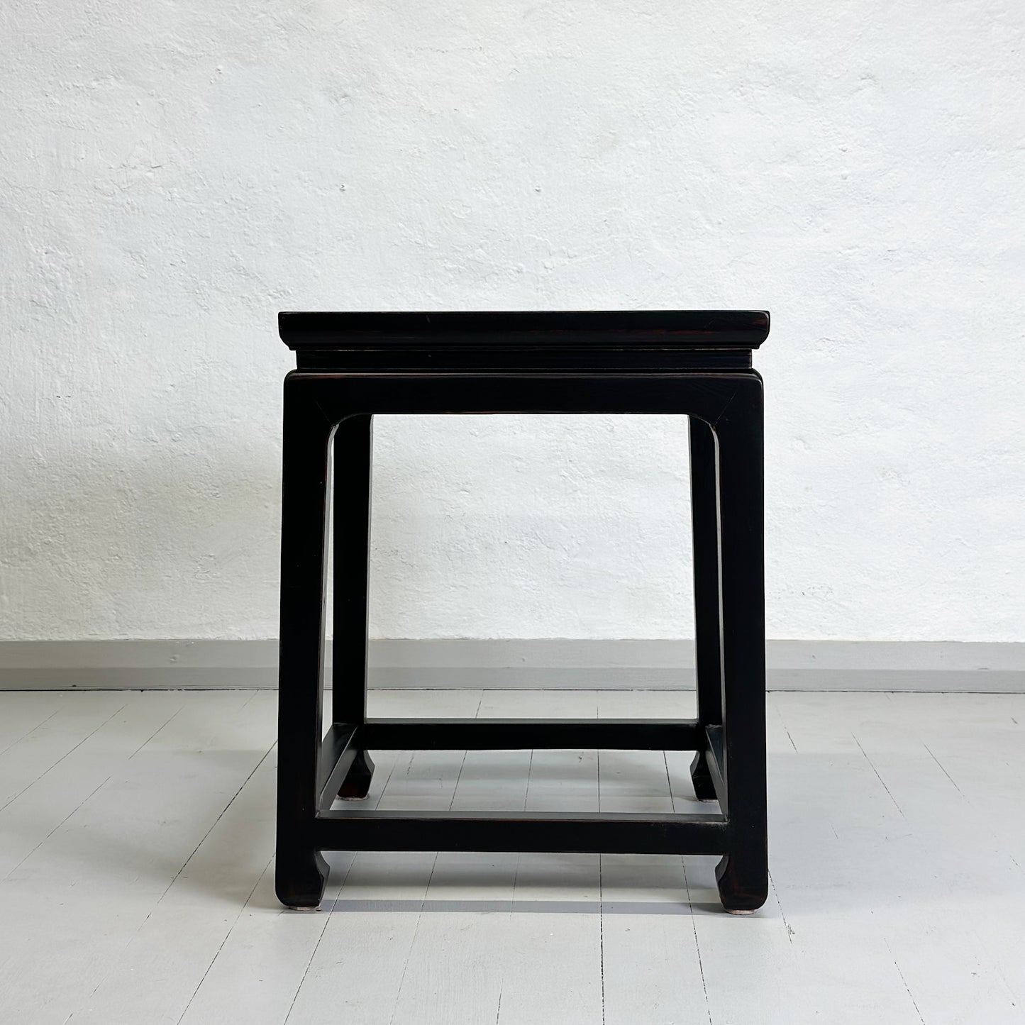 Rattan Inlay Side Table