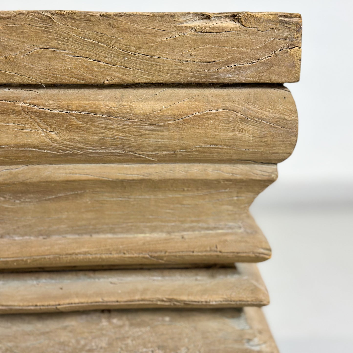Bleached Teak Pedestal Table