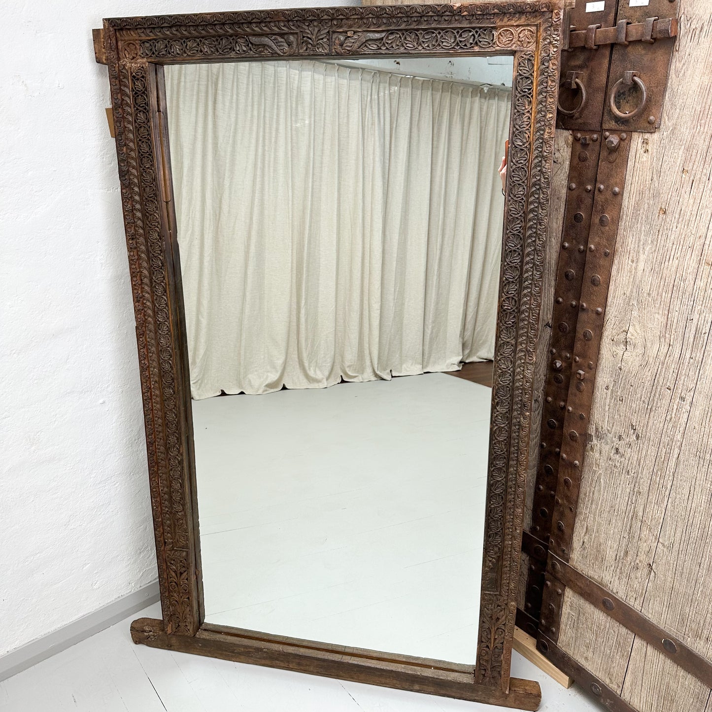Mirror with Carved Frame