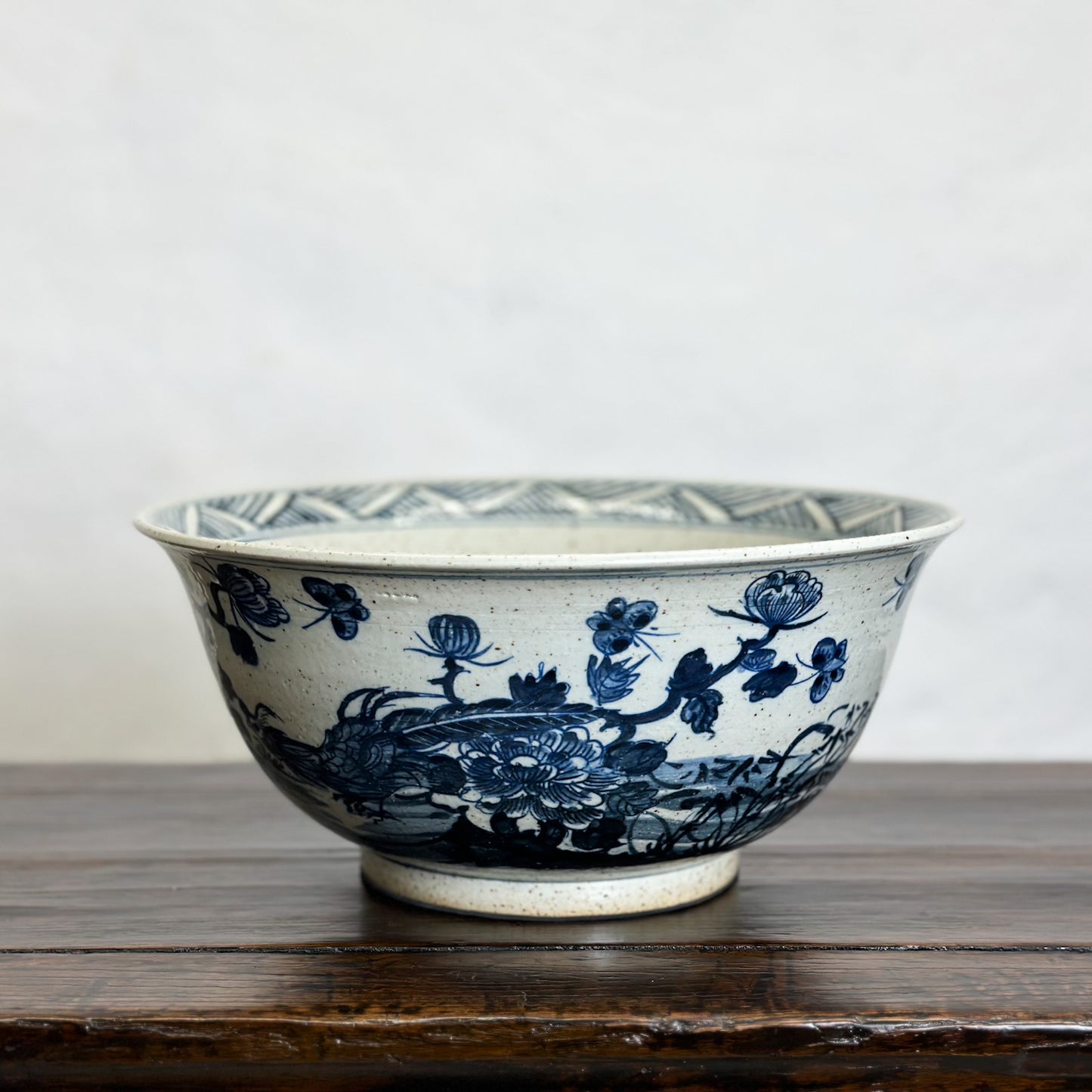 Birds & Peonies Porcelain Bowl