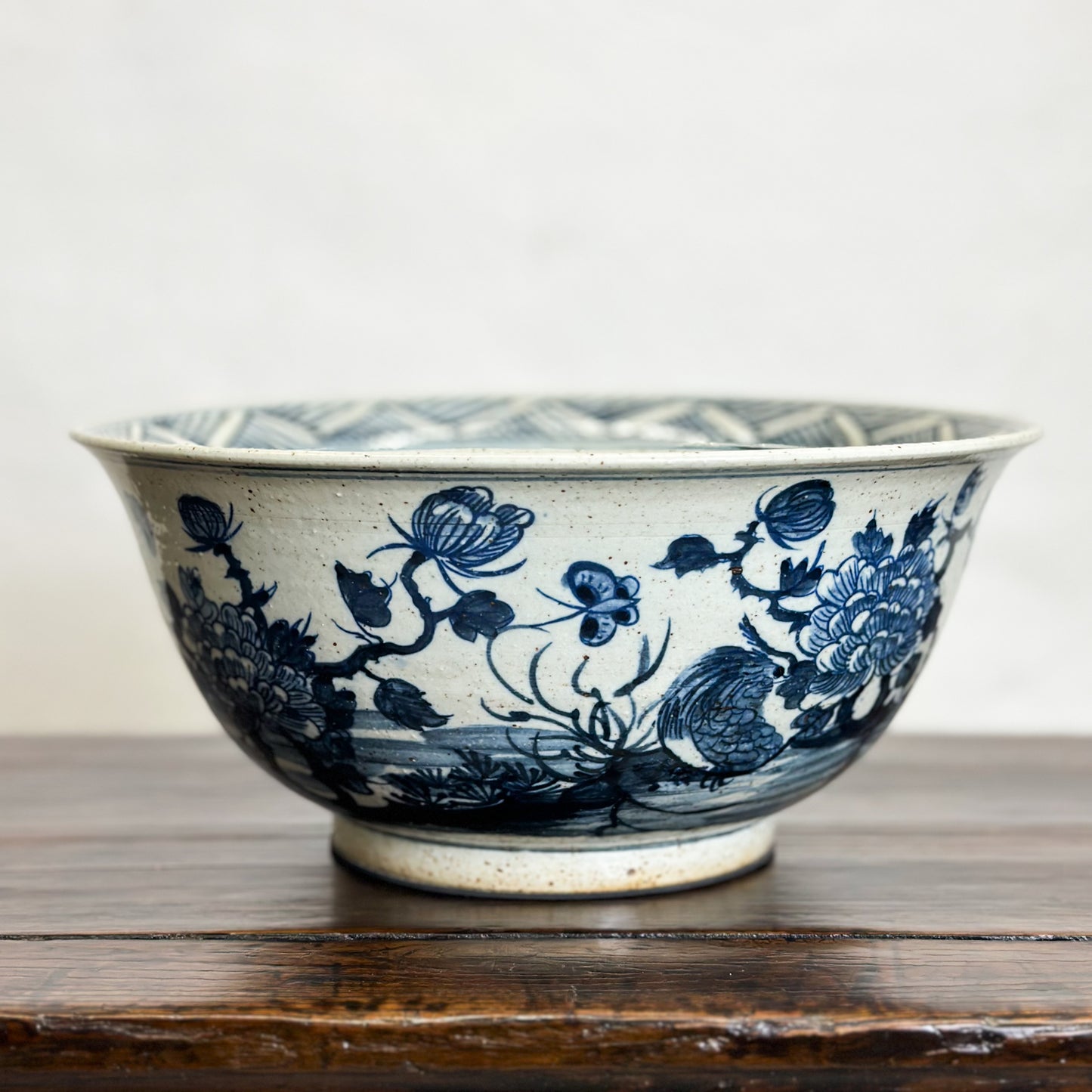 Birds & Peonies Porcelain Bowl