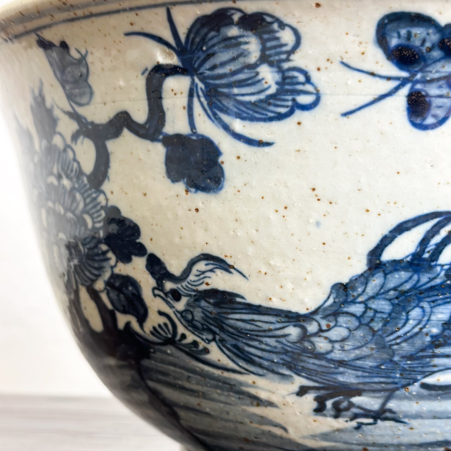 Birds & Peonies Porcelain Bowl