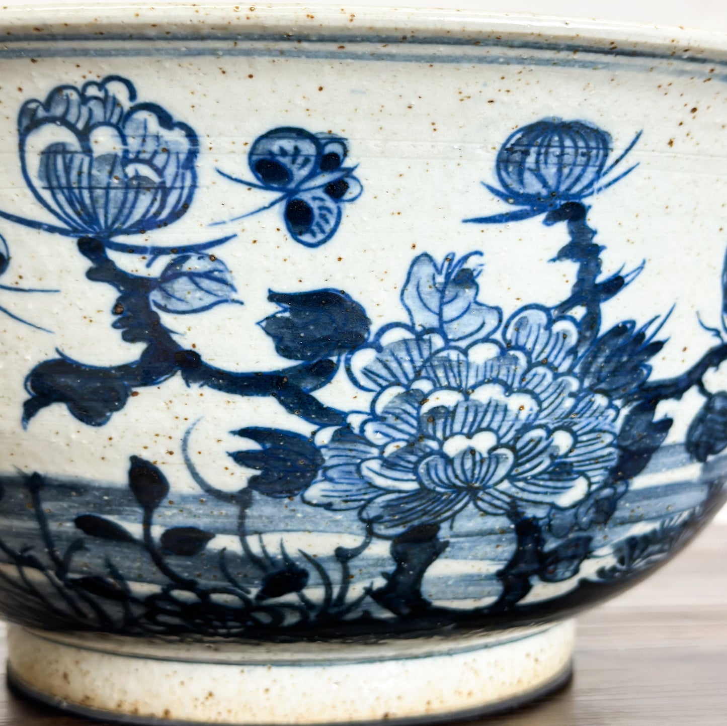 Birds & Peonies Porcelain Bowl