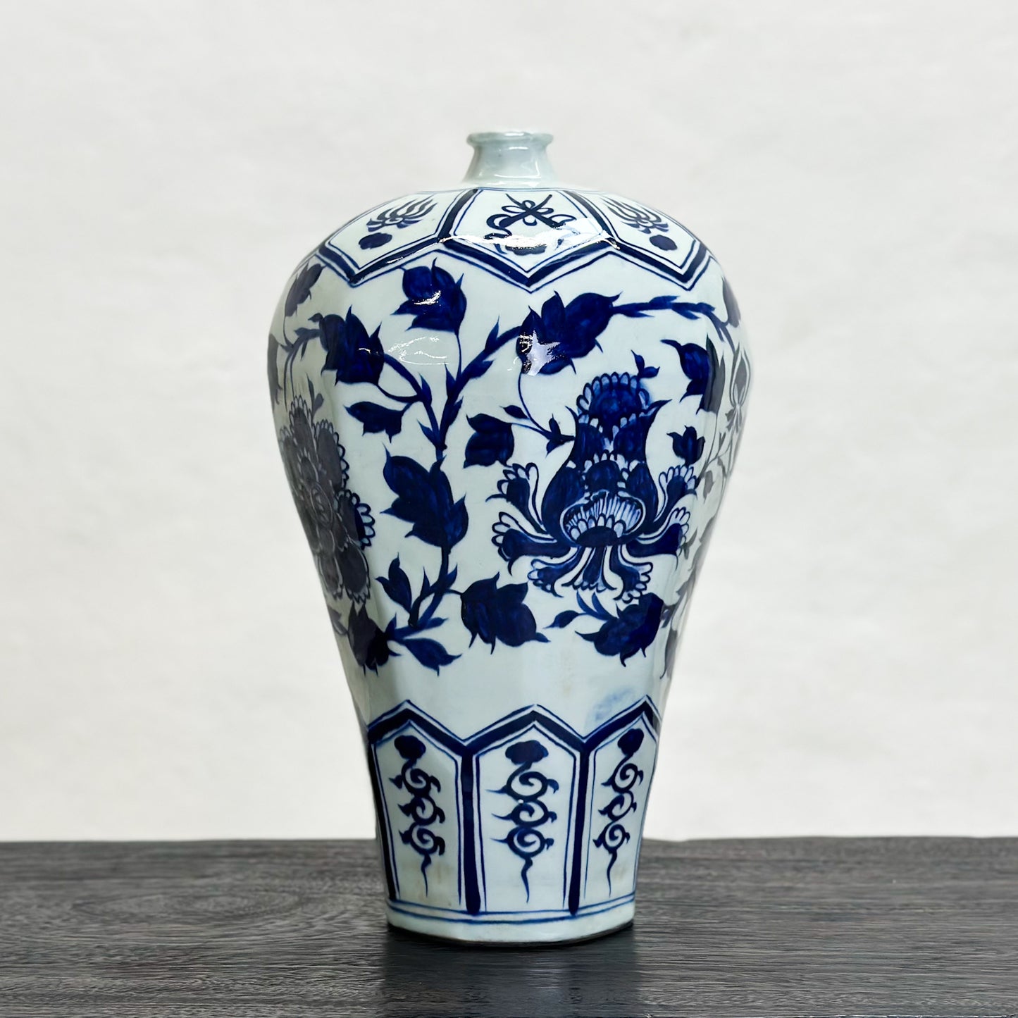 Vine Porcelain Meiping Vase