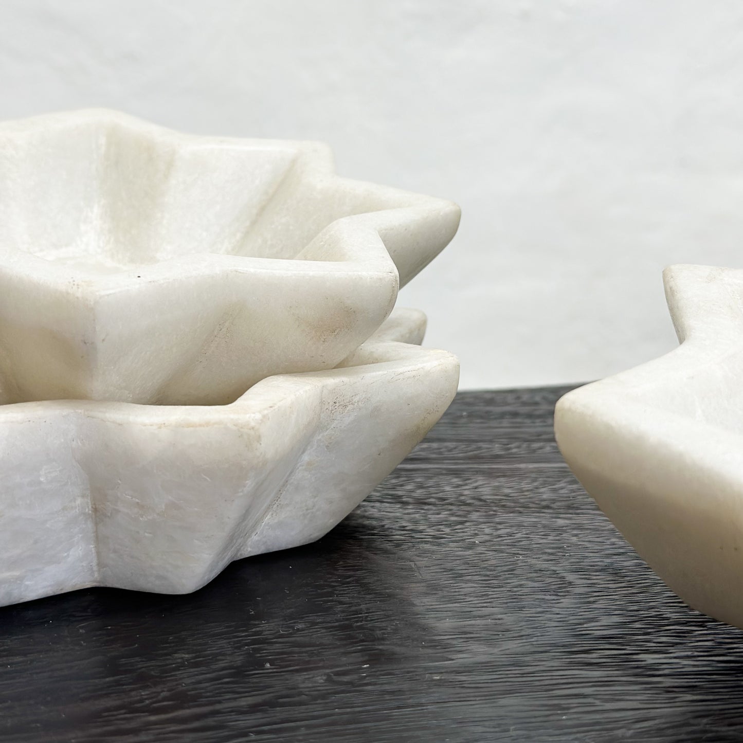 8 Point Star Marble Bowl
