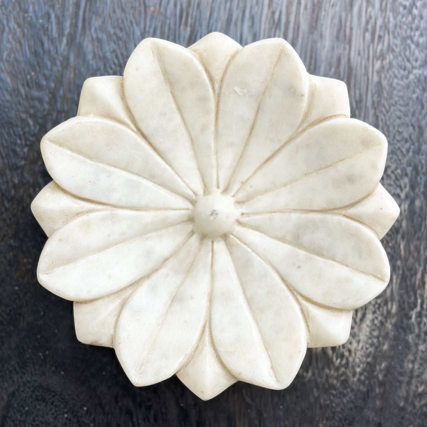 Flower Marble Plate