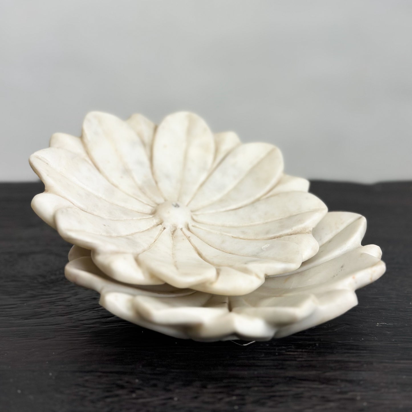 Flower Marble Plate