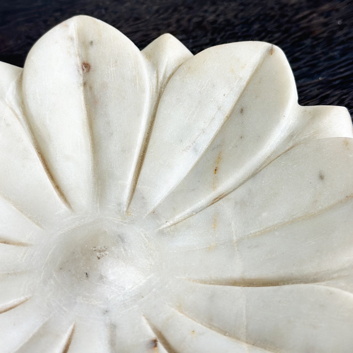 Flower Marble Plate