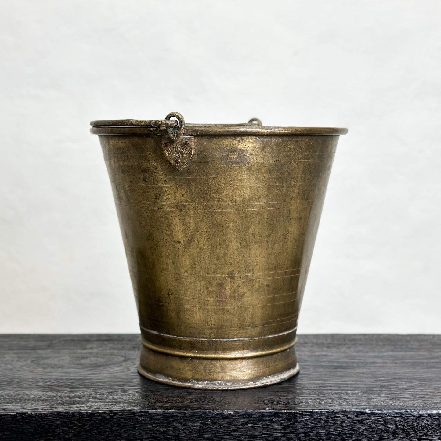 Vintage Brass Bucket