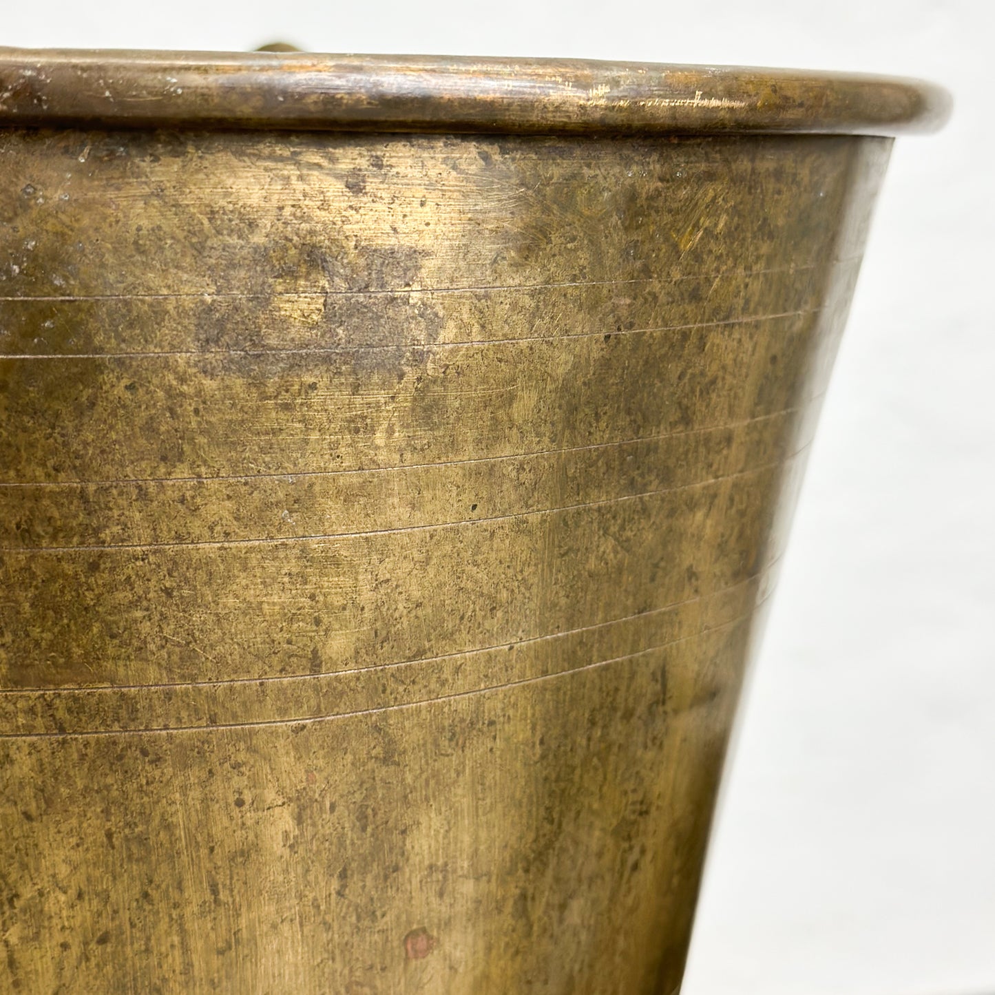 Vintage Brass Bucket