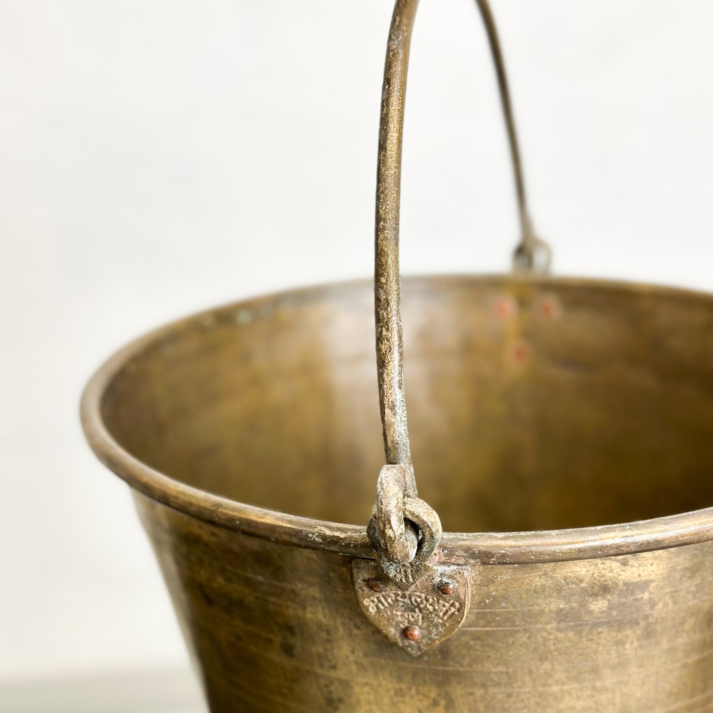 Vintage Brass Bucket